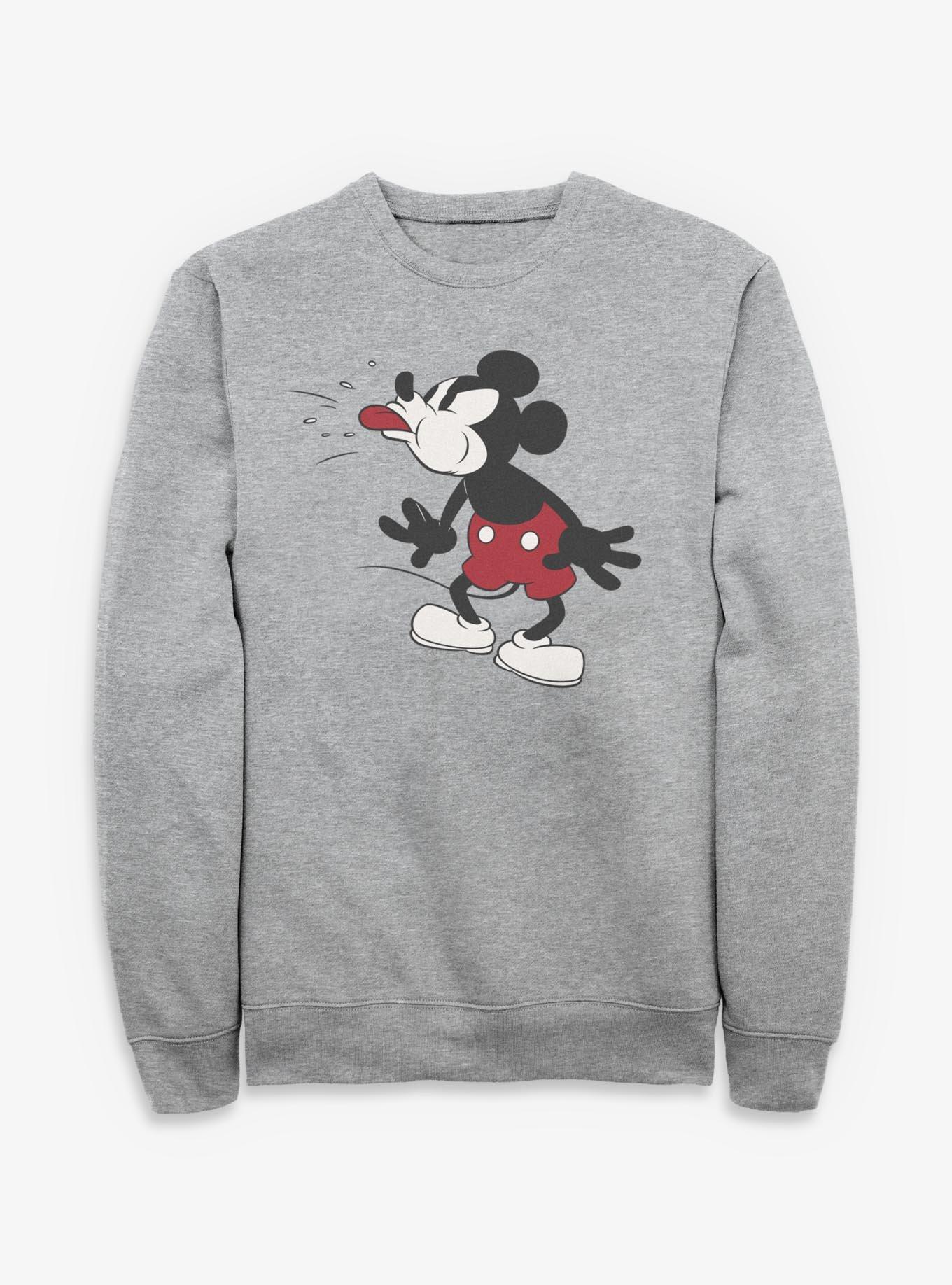 Disney Mickey Mouse Sticking Tongue Out Mickey Sweatshirt, , hi-res