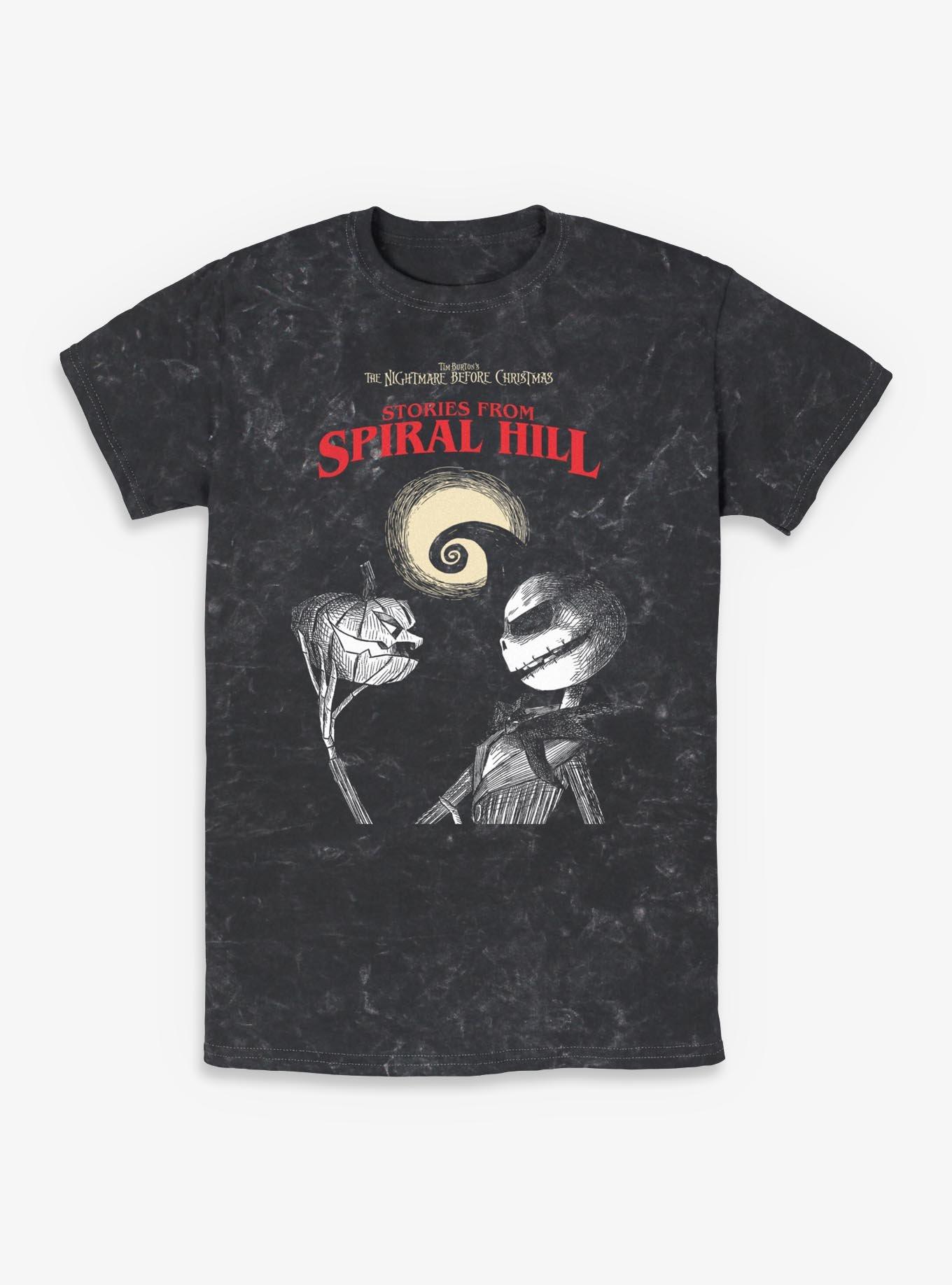 Disney The Nightmare Before Christmas Jack Stories From Spiral Hill Mineral Wash T-Shirt, , hi-res