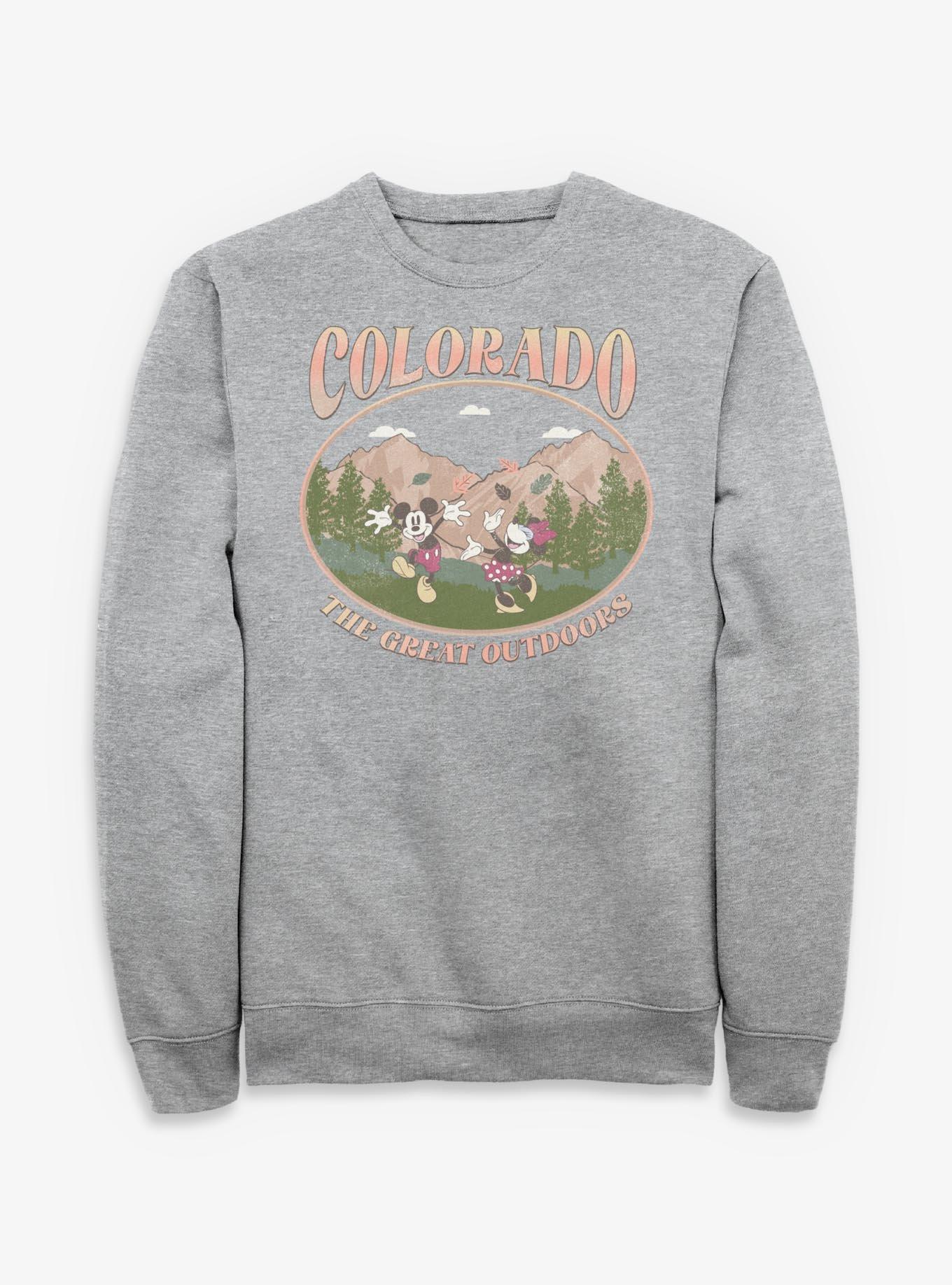 Disney Mickey Mouse Minnie The Great Outdoors Sweatshirt