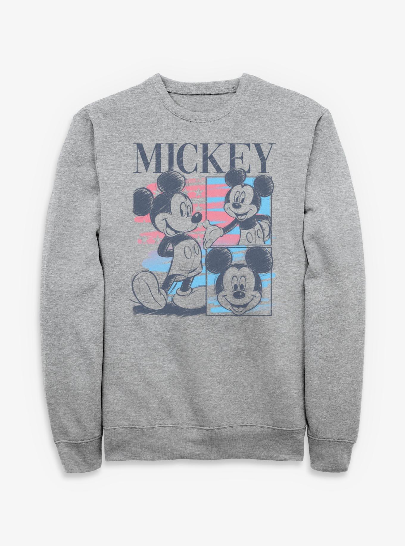 Disney Mickey Mouse Retro Sweatshirt, ATH HTR, hi-res