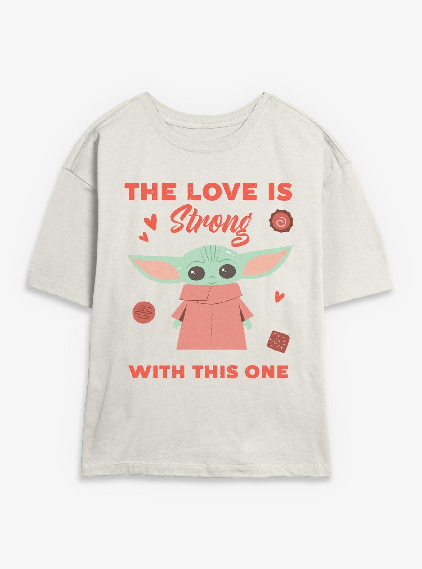 Star Wars The Mandalorian The Love Is Strong Womens Skimmer T-Shirt, , hi-res