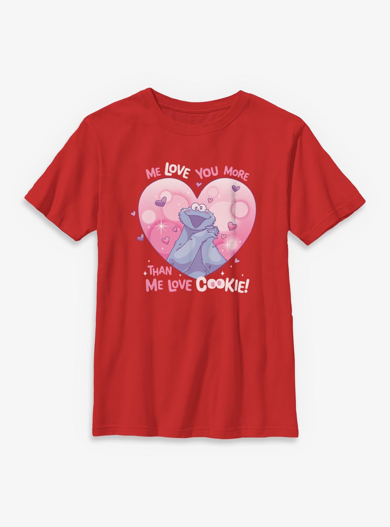 Sesame Street Me Love Cookie Youth T-Shirt, , hi-res