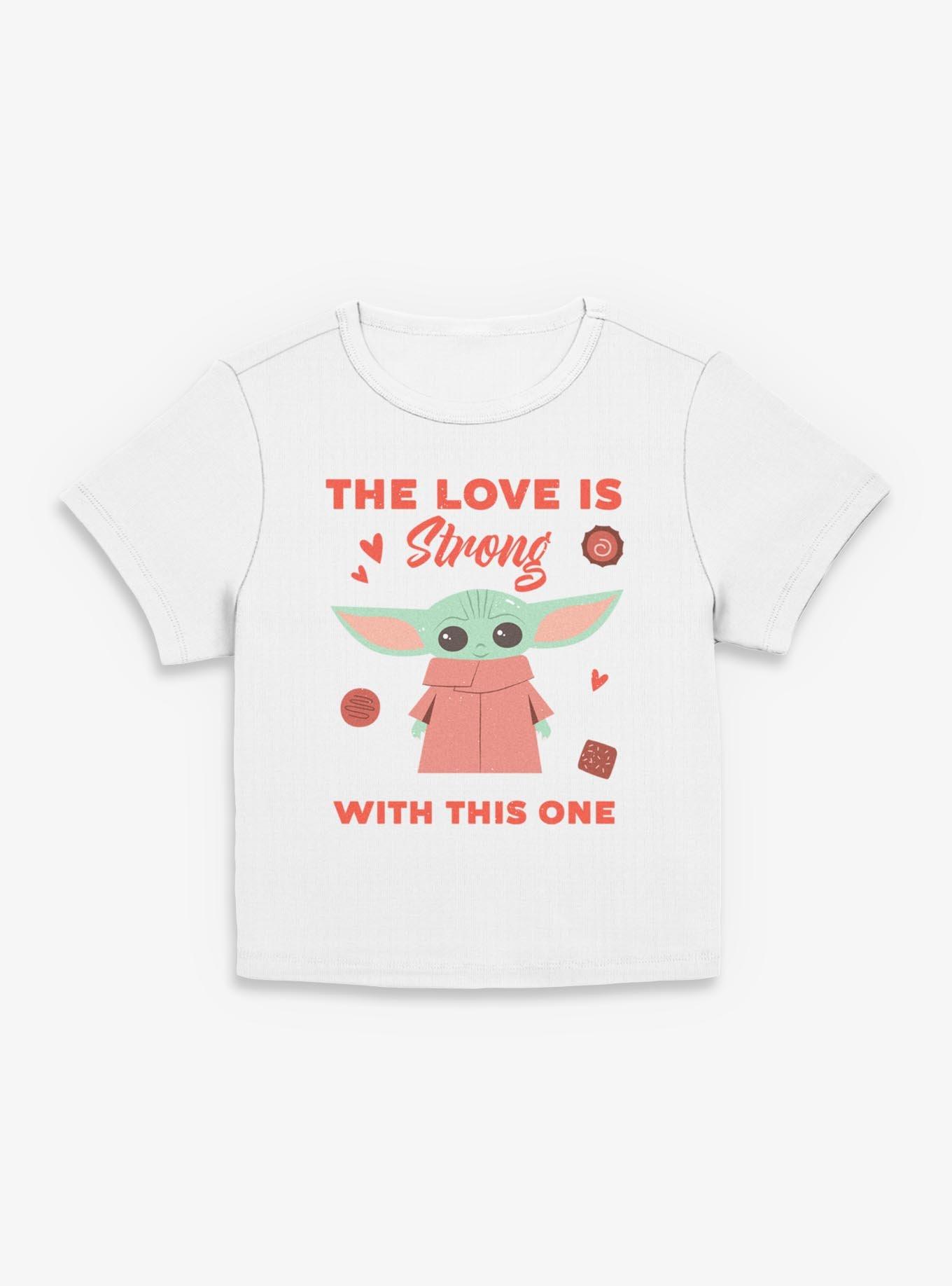 Star Wars The Mandalorian The Love Is Strong Womens Baby T-Shirt