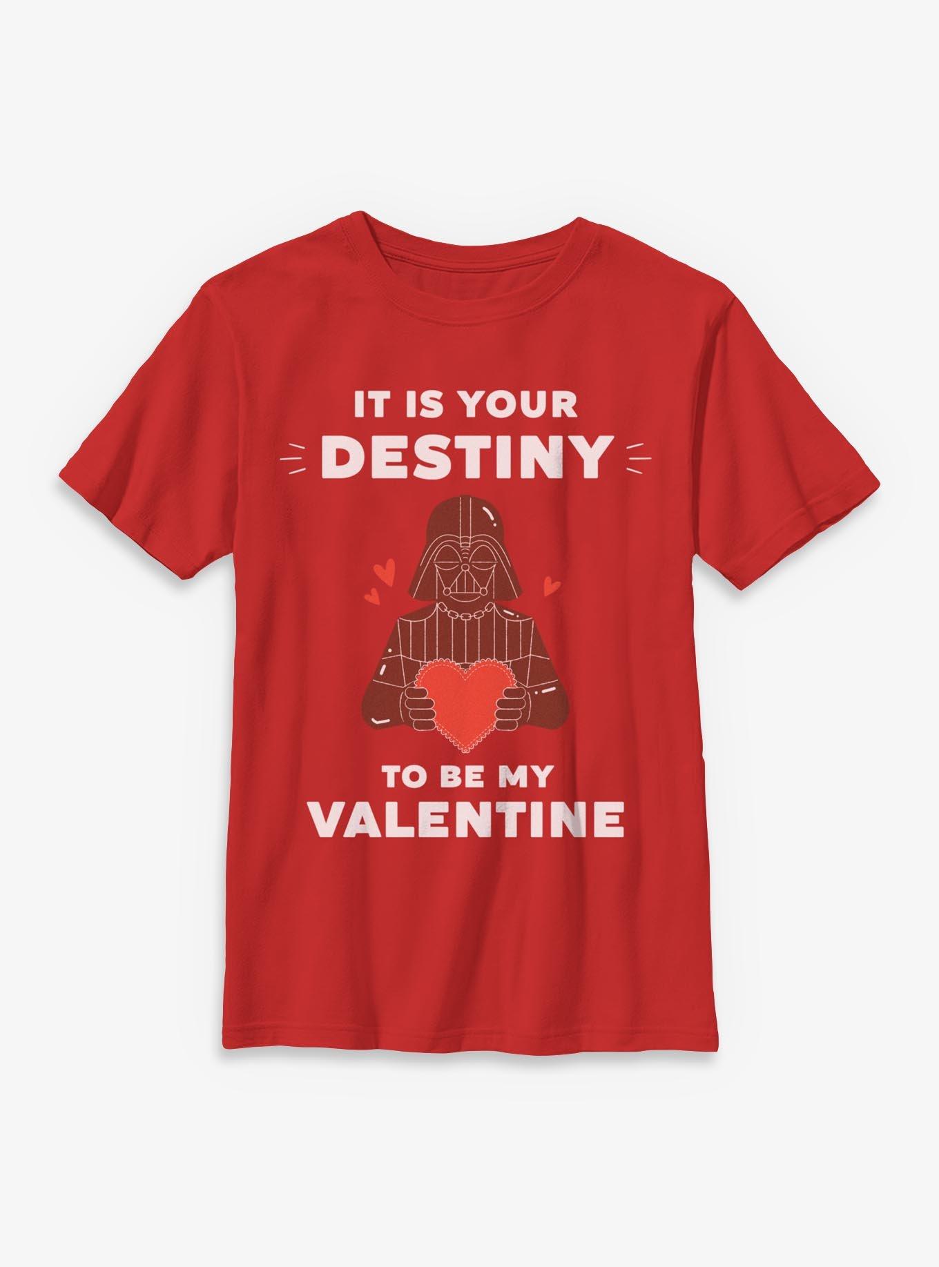 Star Wars Darth Vader Valentine Youth T-Shirt, , hi-res