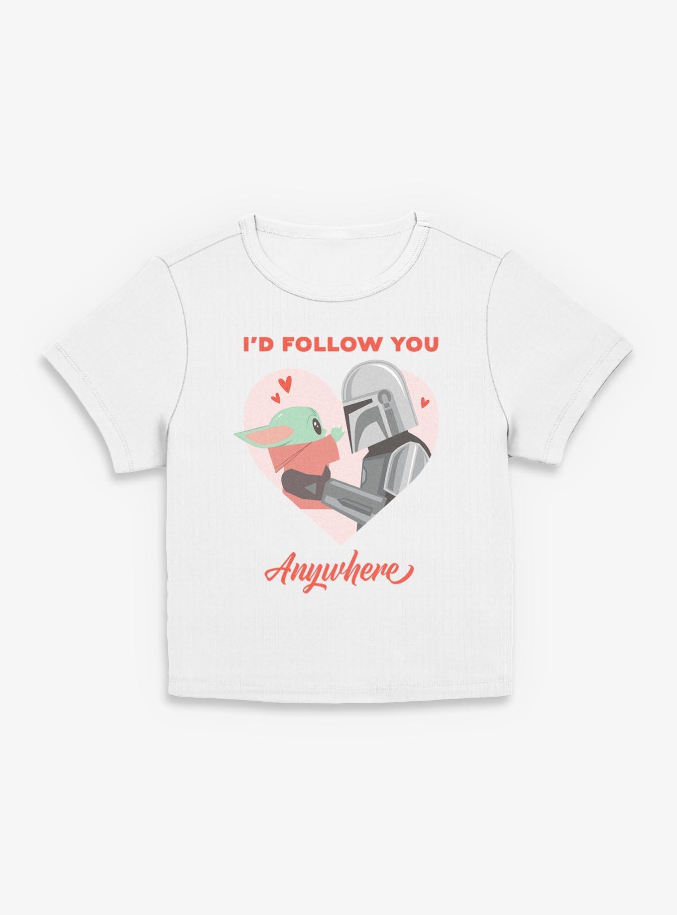 Star Wars The Mandalorian I'd Follow You Anywhere Womens Baby T-Shirt