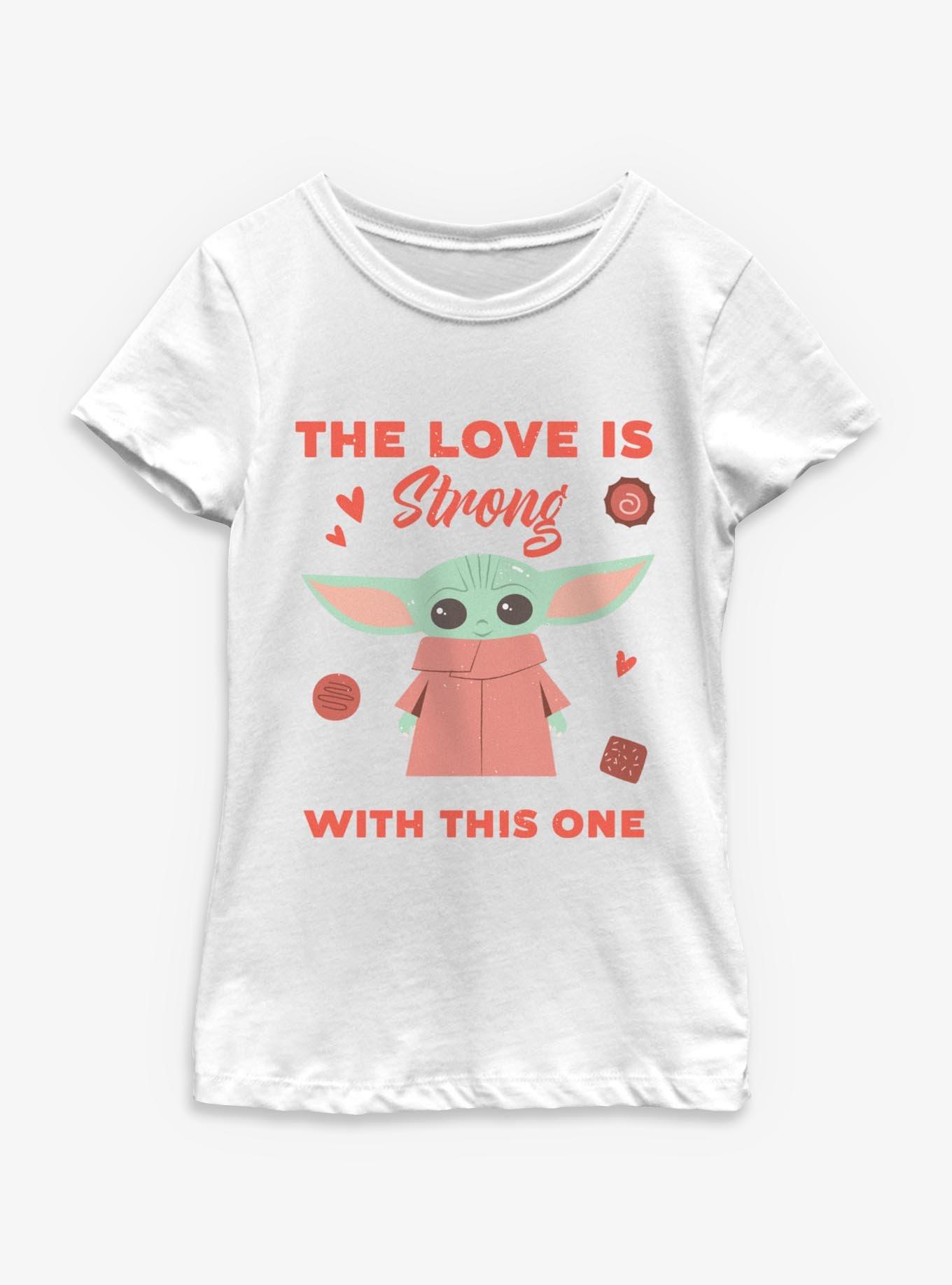 Star Wars The Mandalorian The Love Is Strong Youth Girls T-Shirt