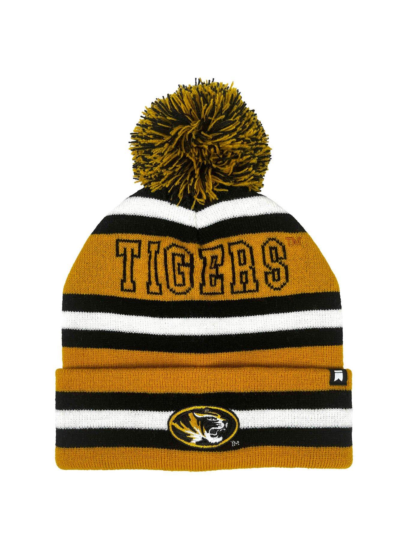 University of Missouri Block Stripes Knit Pom Beanie, , hi-res