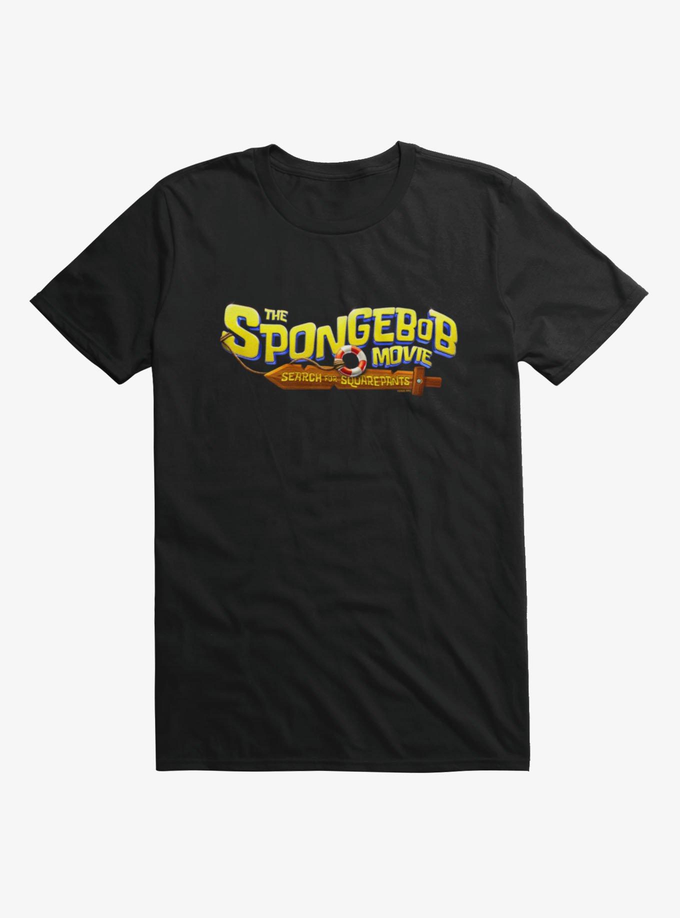 The SpongeBob Movie Search For SquarePants Logo T-Shirt, , hi-res