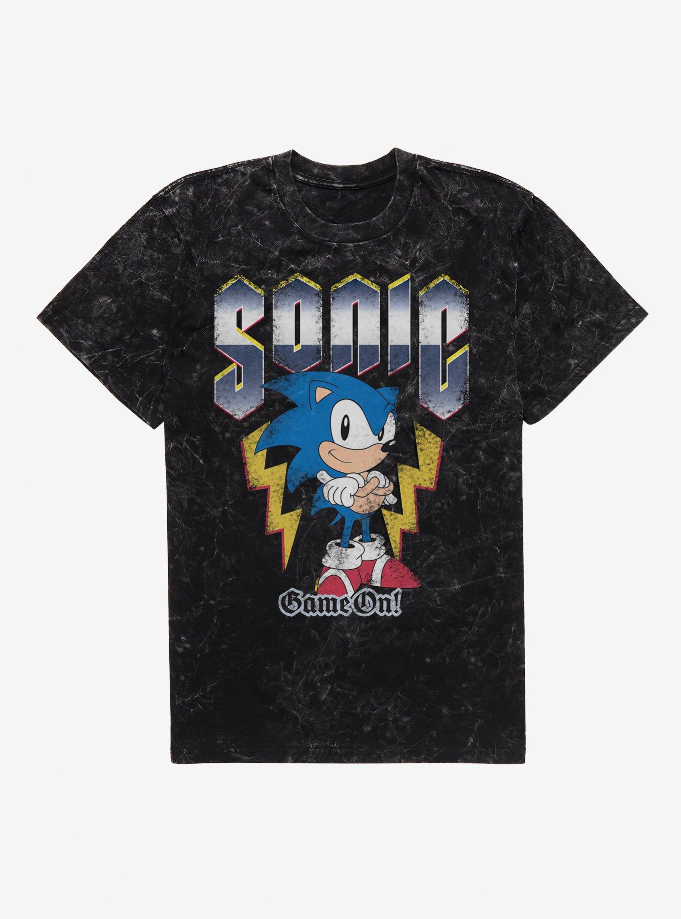 Sonic The Hedgehog Game On Mineral Wash T-Shirt, , hi-res