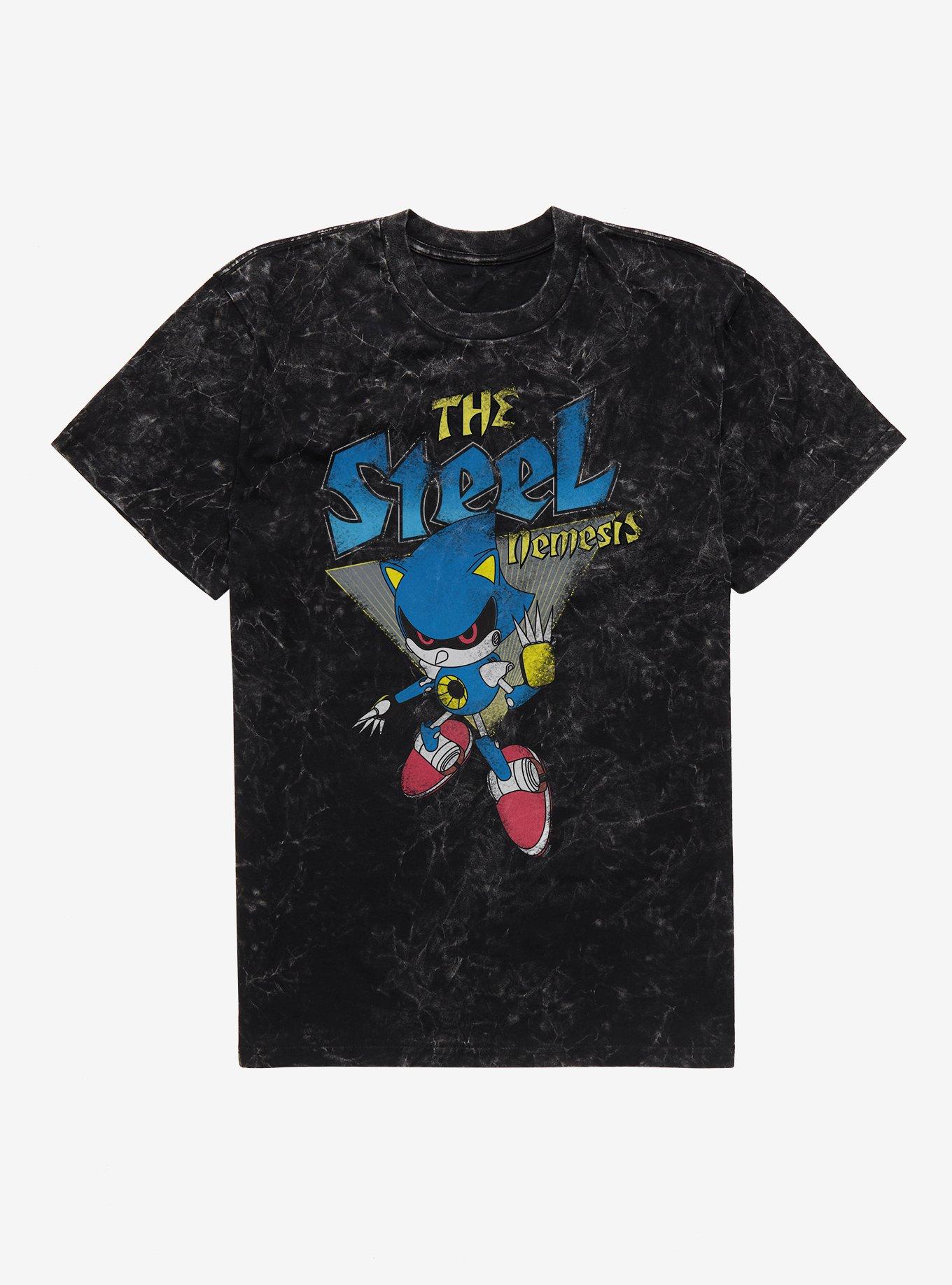 Sonic The Hedgehog The Steel Nemesis Mineral Wash T-Shirt, , hi-res