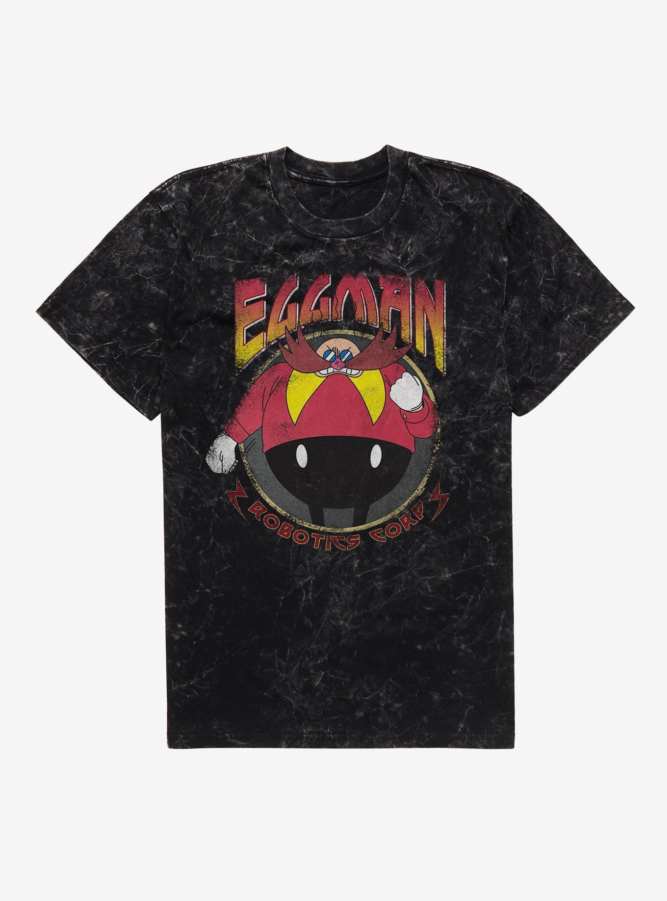 Sonic The Hedgehog Eggman Robotics Corp Mineral Wash T-Shirt, , hi-res