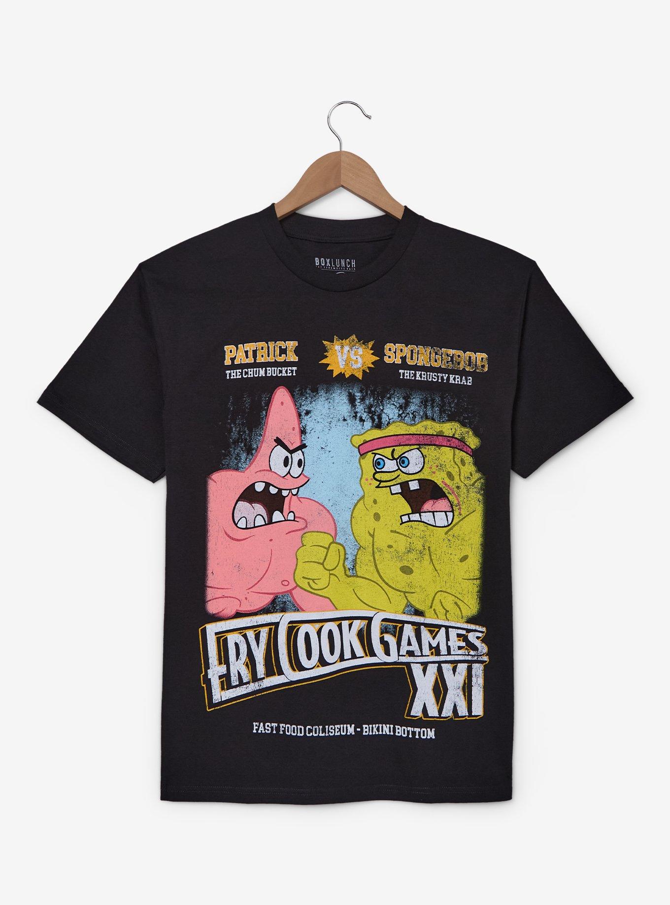 SpongeBob SquarePants Fry Cook Games T-Shirt - BoxLunch Exclusive, , hi-res
