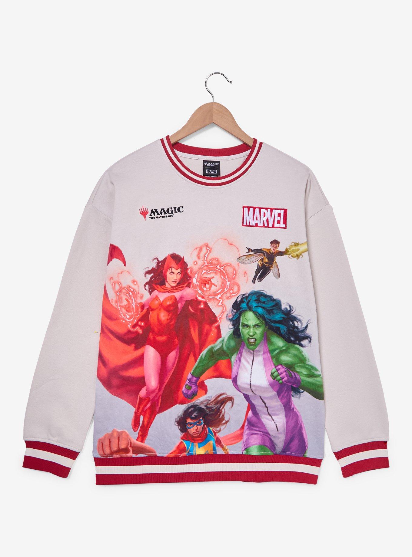 Magic: The Gathering x Marvel Heroines Group Portrait Crewneck - BoxLunch Exclusive, , hi-res