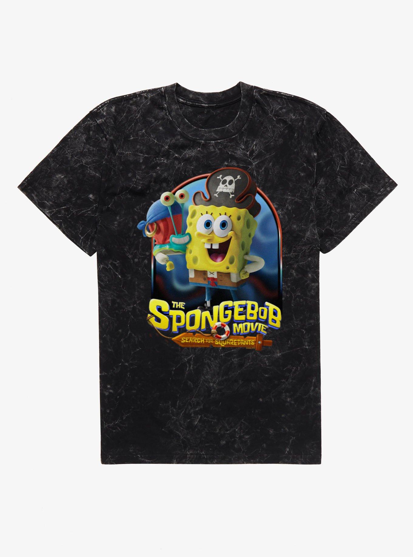 The SpongeBob Movie Pirate Pals Mineral Wash T-Shirt, , hi-res