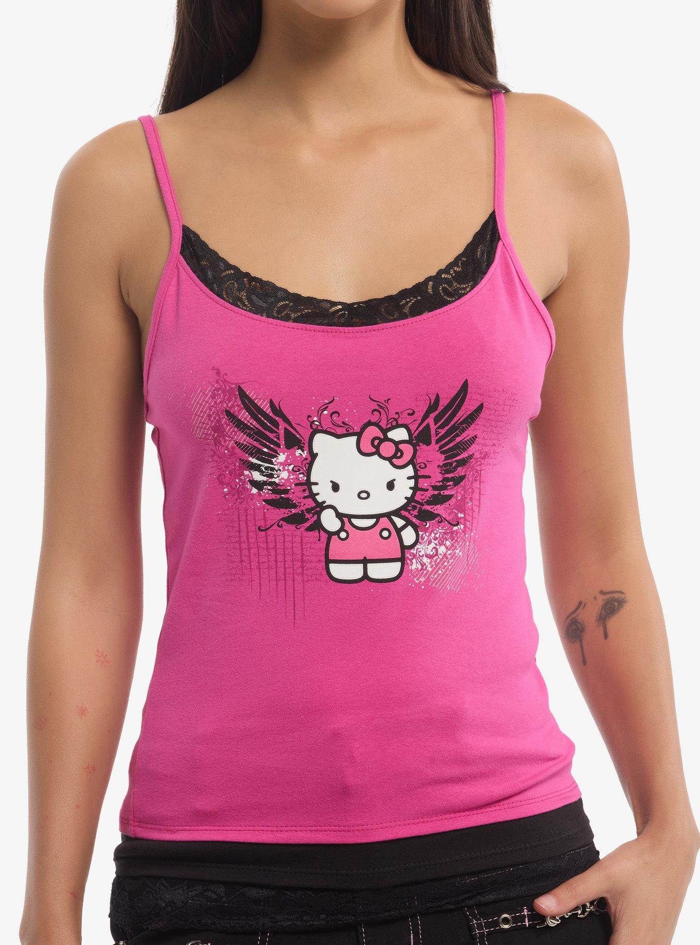 Hello Kitty Angel Wings Lace Girls Cami | Hot Topic