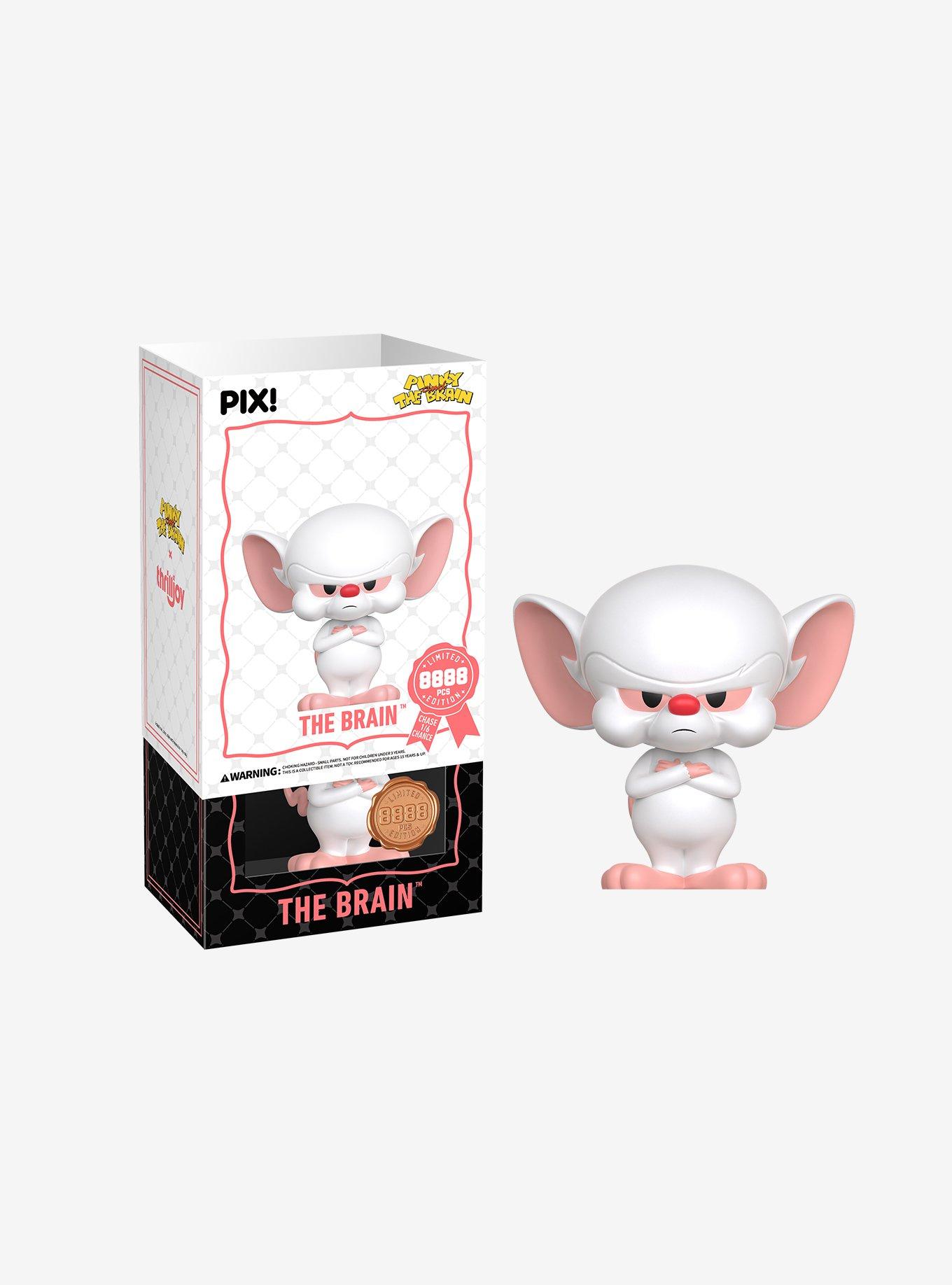 Thrilljoy Pinky And The Brain Pix! The Brain Collectible Figure, , hi-res