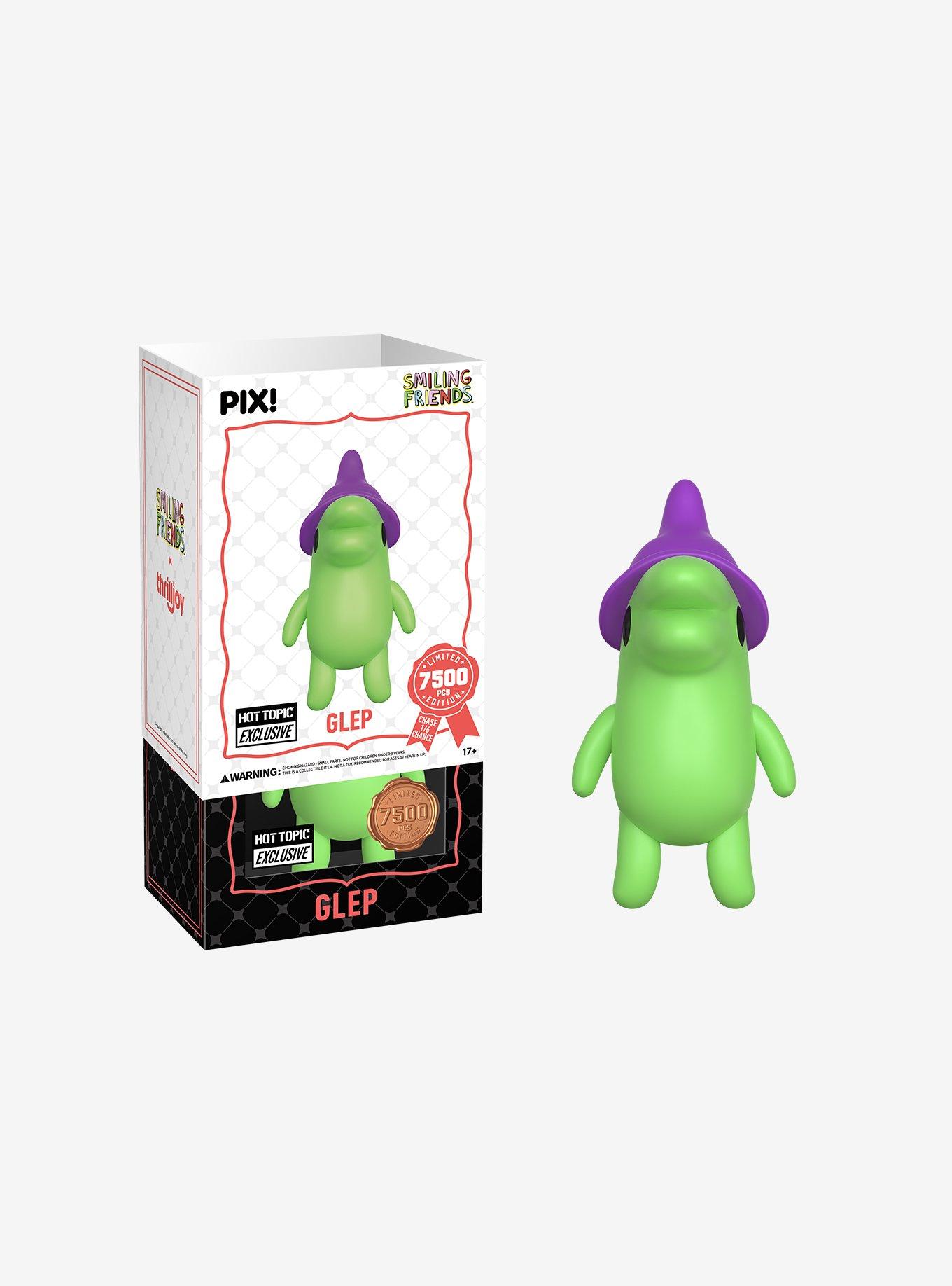 Thrilljoy Smiling Friends Pix! Glep Collectible Figure Hot Topic Exclusive, , hi-res