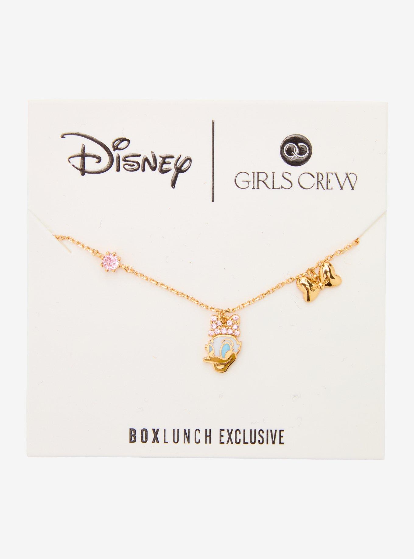 Girls Crew Disney Daisy Duck Charm Necklace - BoxLunch Exclusive, , hi-res