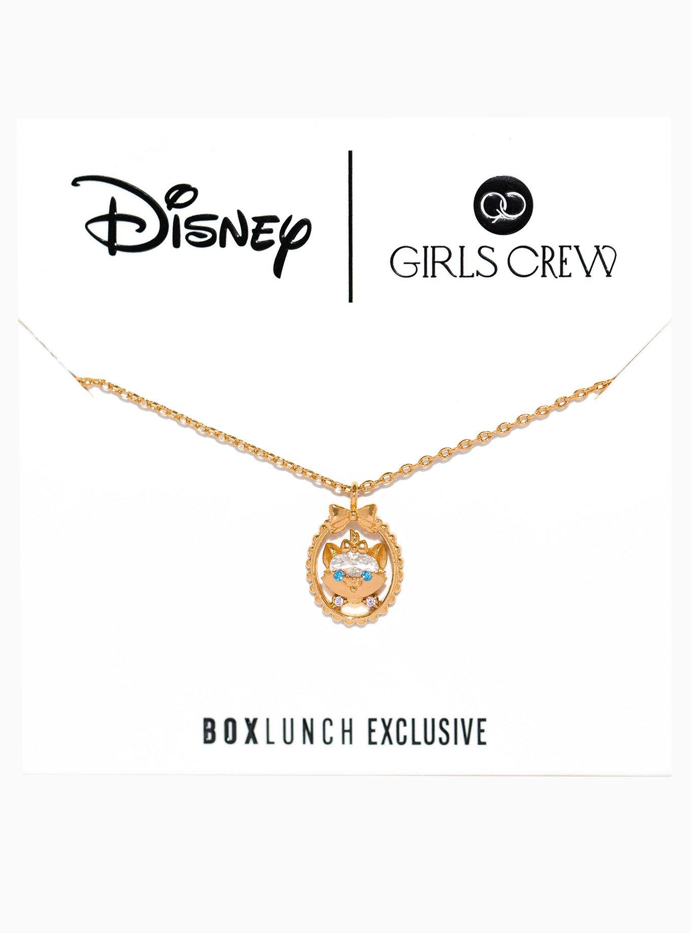 Girls Crew Disney The Aristocats Marie Portrait Necklace - BoxLunch Exclusive