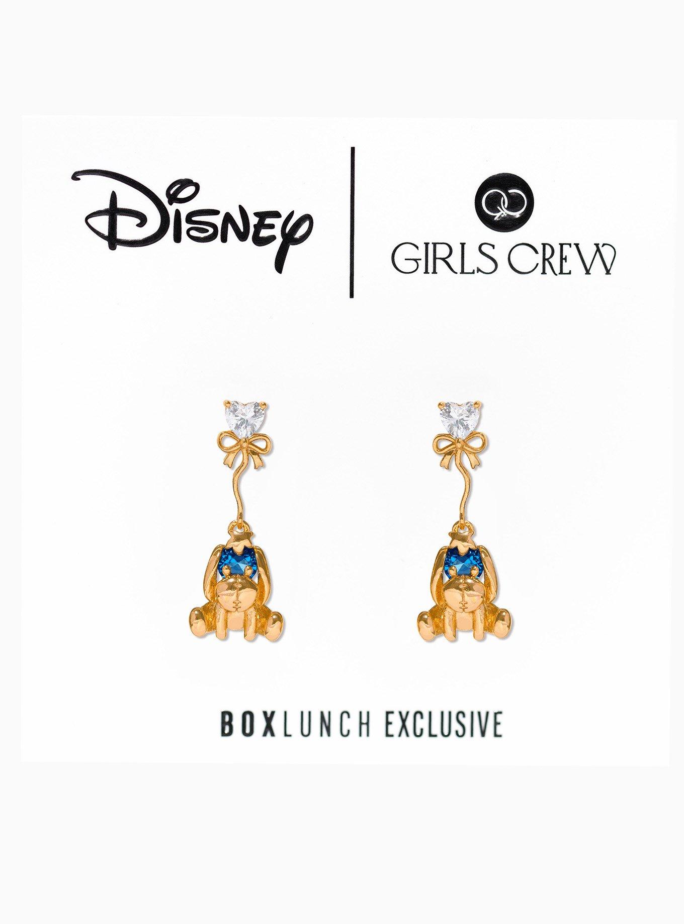 Girls Crew Disney Winnie the Pooh Eeyore Charm Stud Earrings - BoxLunch Exclusive