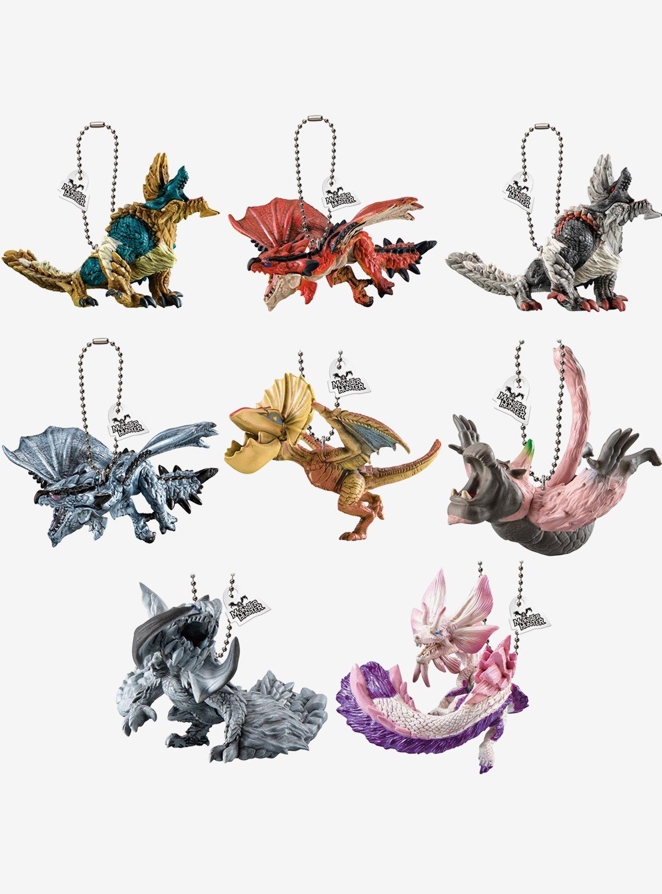 小物・アクセサリー Monster Hunter Mobile Accessory Box Set Monster Hunter Mascot Charm Collection Blind Box Bag Clip | BoxLunch