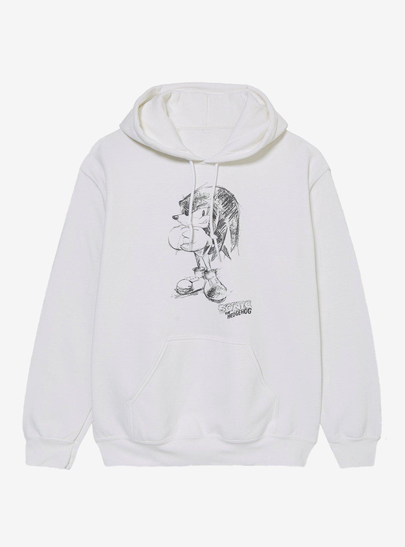 Sonic The Hedgehog Artistic Sketch Hoodie
