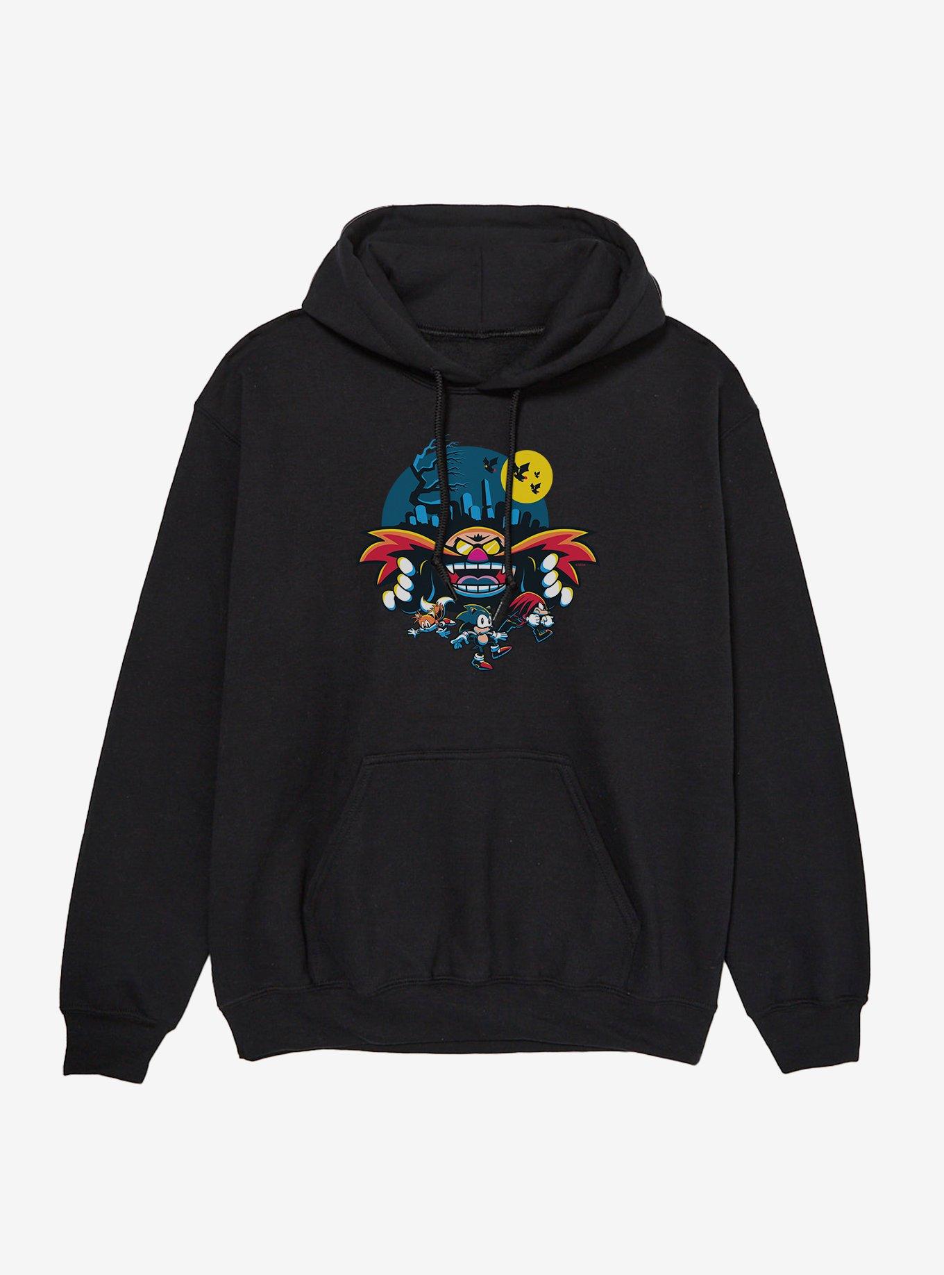 Sonic The Hedgehog Eggman Spooky Scary Halloween Hoodie
