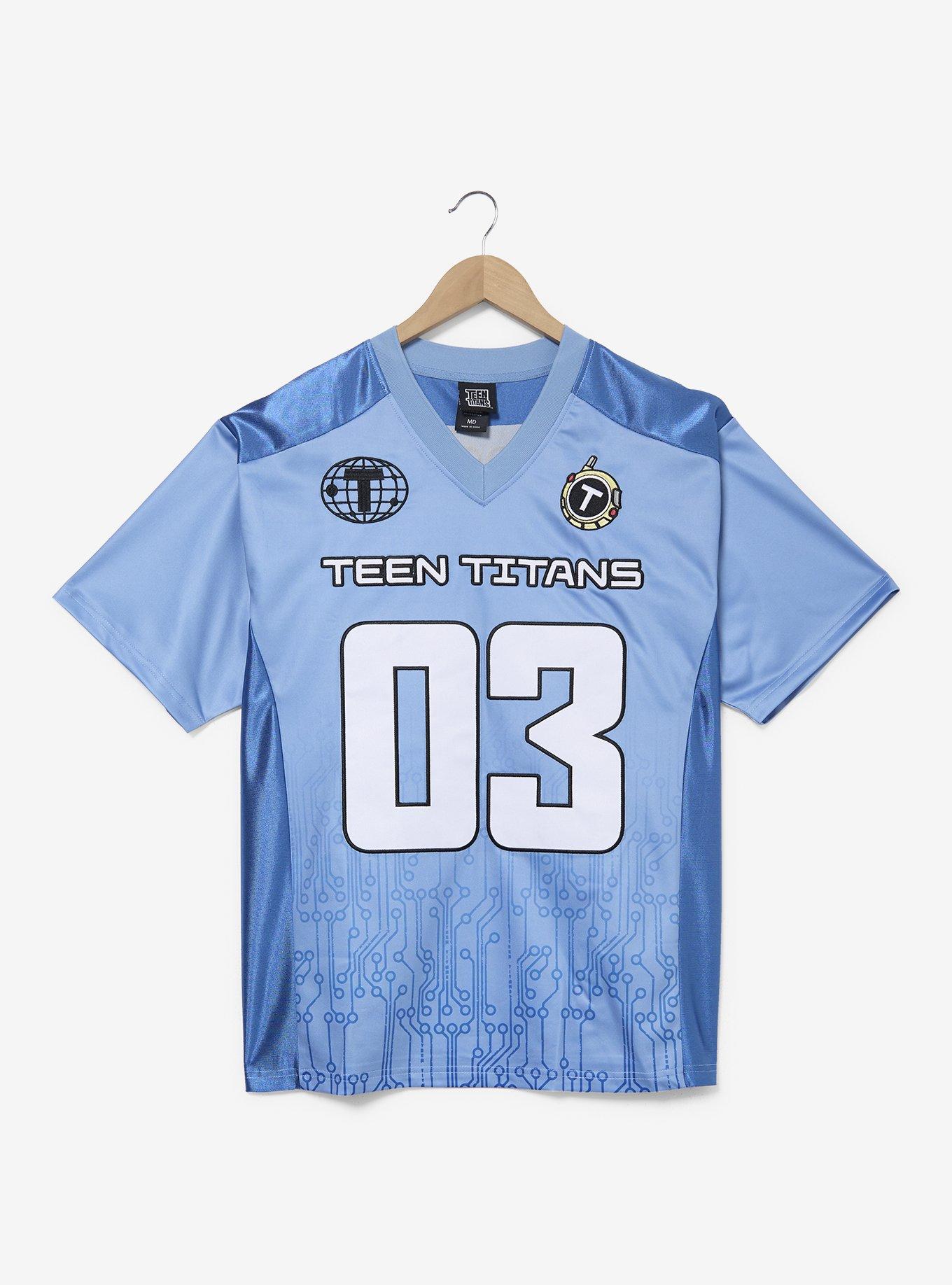 DC Comics Teen Titans Cyborg Football Jersey - BoxLunch Exclusive