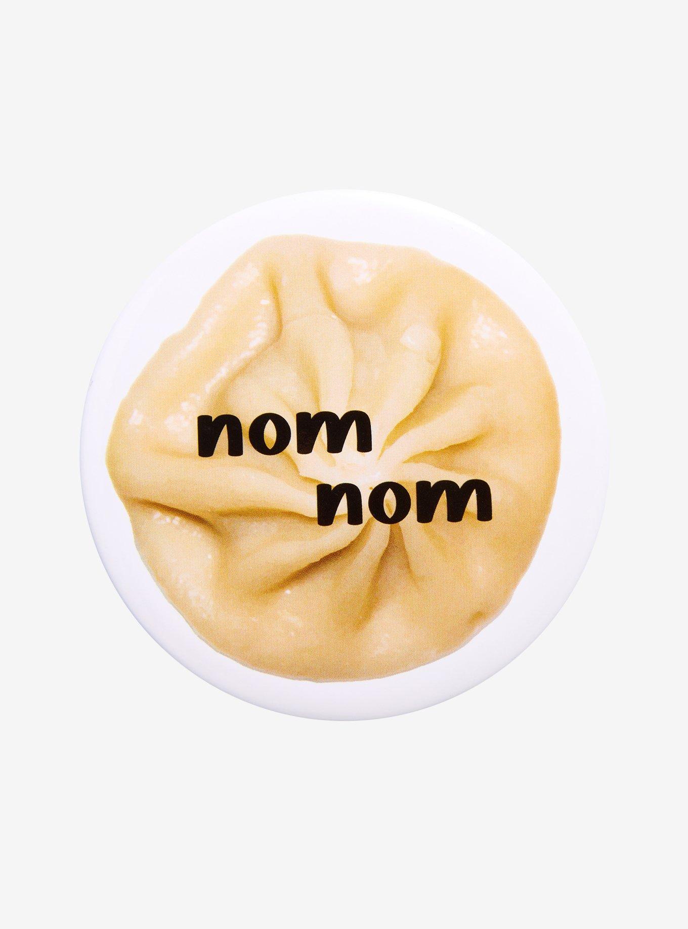 Soup Dumpling Nom 3 Inch Button, , hi-res