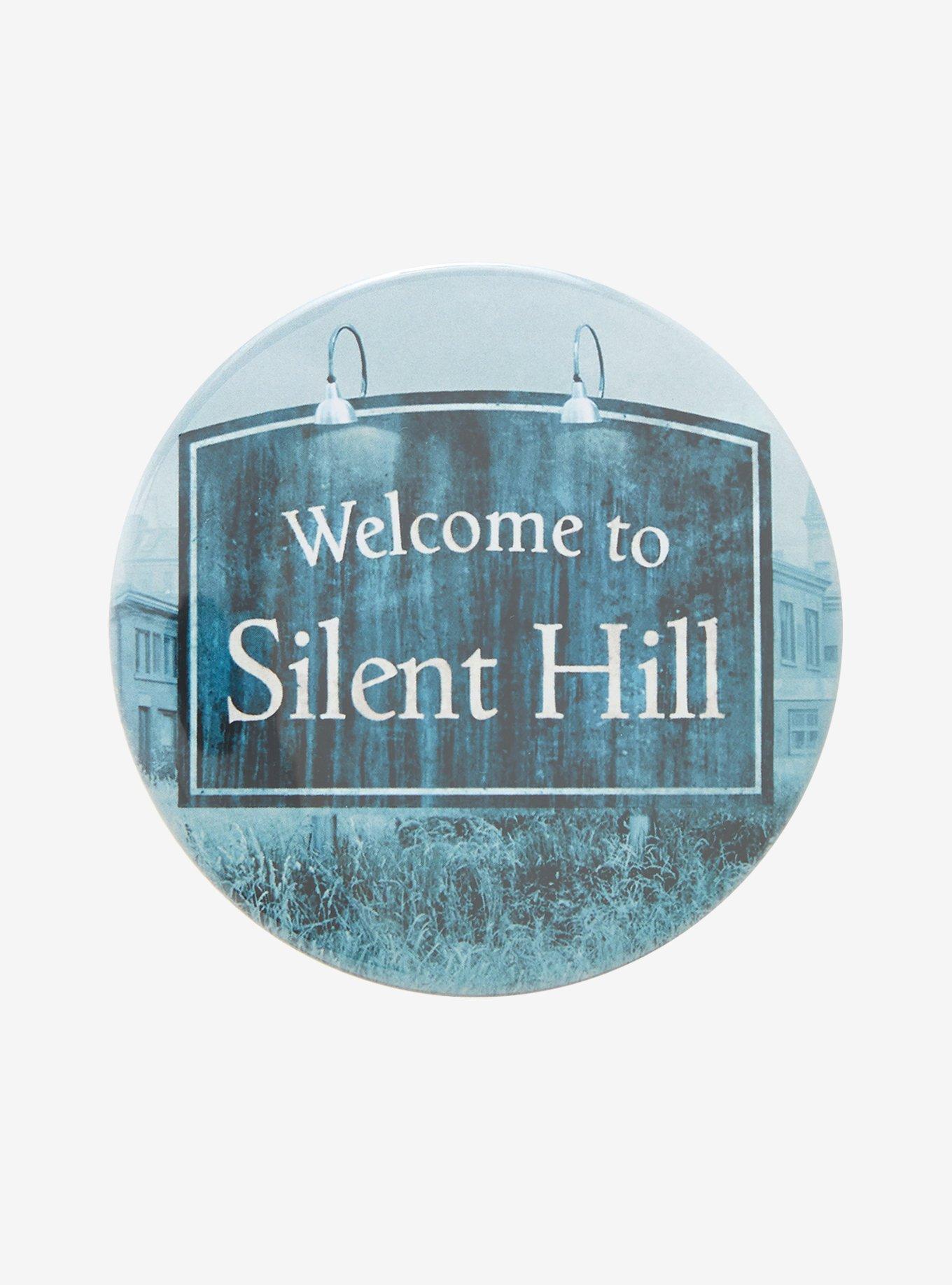 Silent Hill Welcome Sign 3 Inch Button, , hi-res
