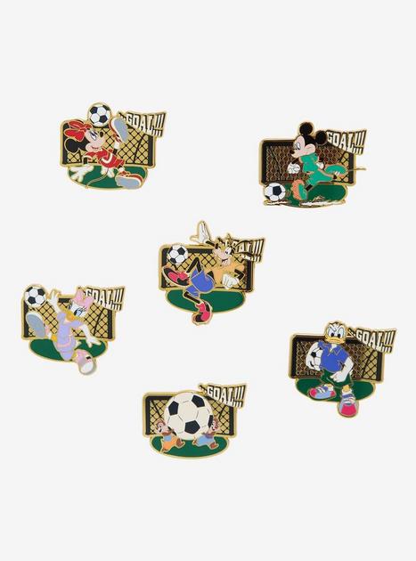Disney Mickey Mouse 7 Friends Soccer Blind Box Enamel Pin