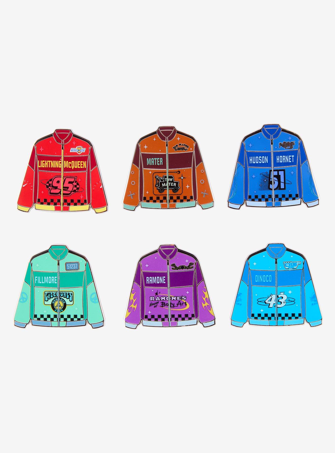 Disney Pixar Cars Racing Jacket Blind Box Enamel Pin &mdash; BoxLunch Exclusive, , hi-res