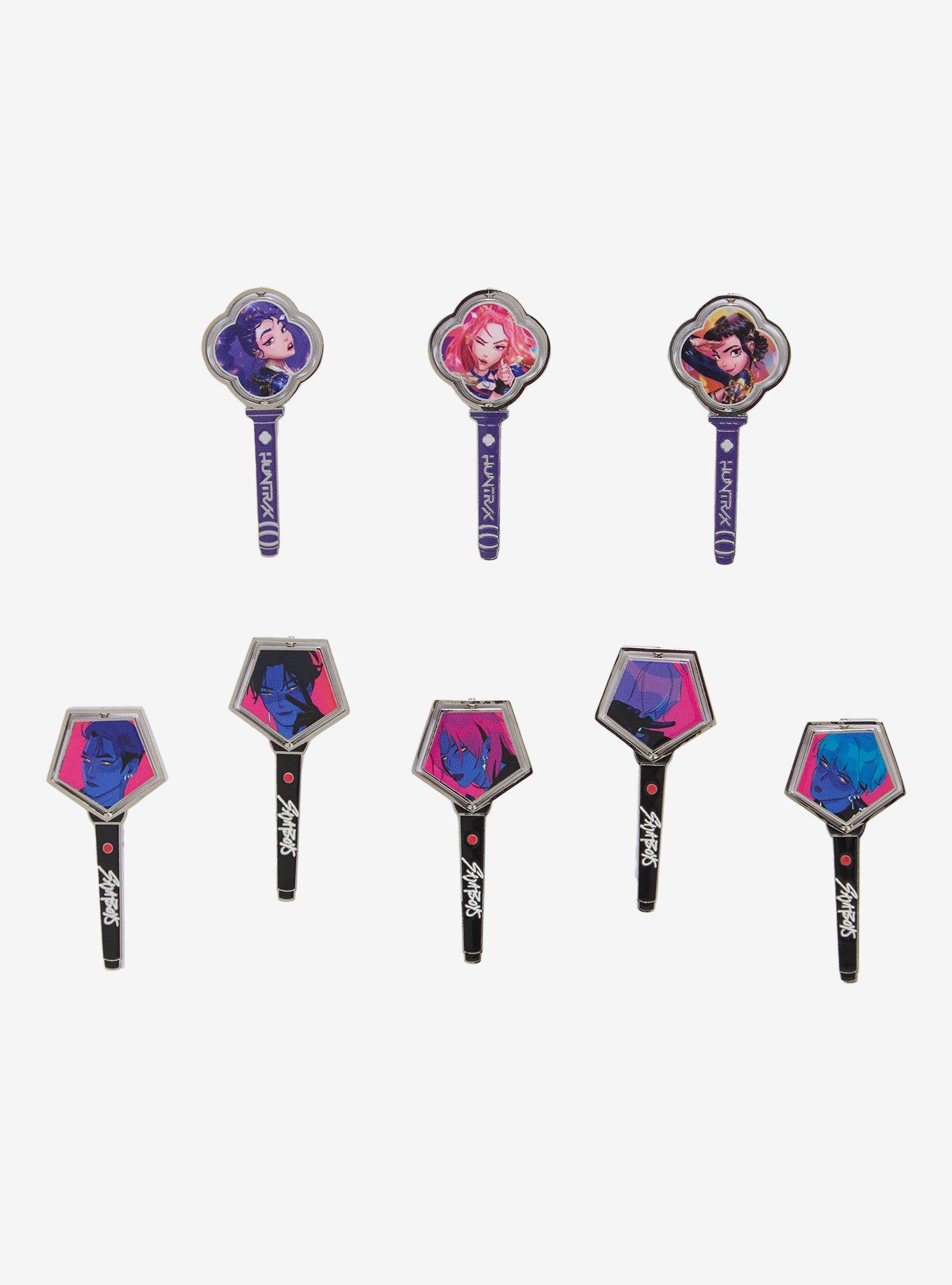 KPop Demon Hunters Saja Boys & HUNTR/X Lightstick  Spinning Blind Box Enamel Pin - BoxLunch Exclusive, , hi-res
