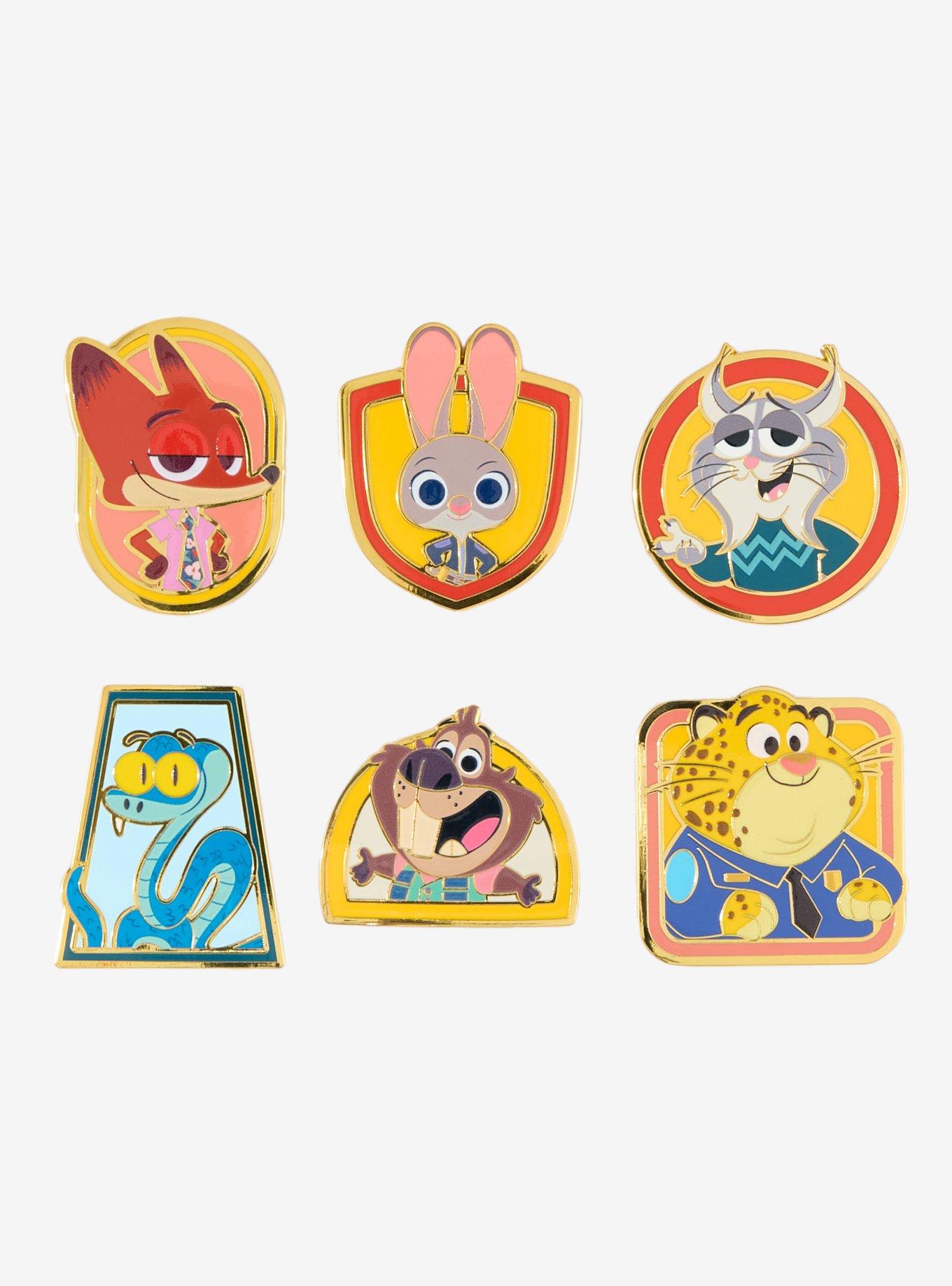 Disney Zootopia 2 Character Portraits Blind Box Enamel Pin - BoxLunch Exclusive, , hi-res