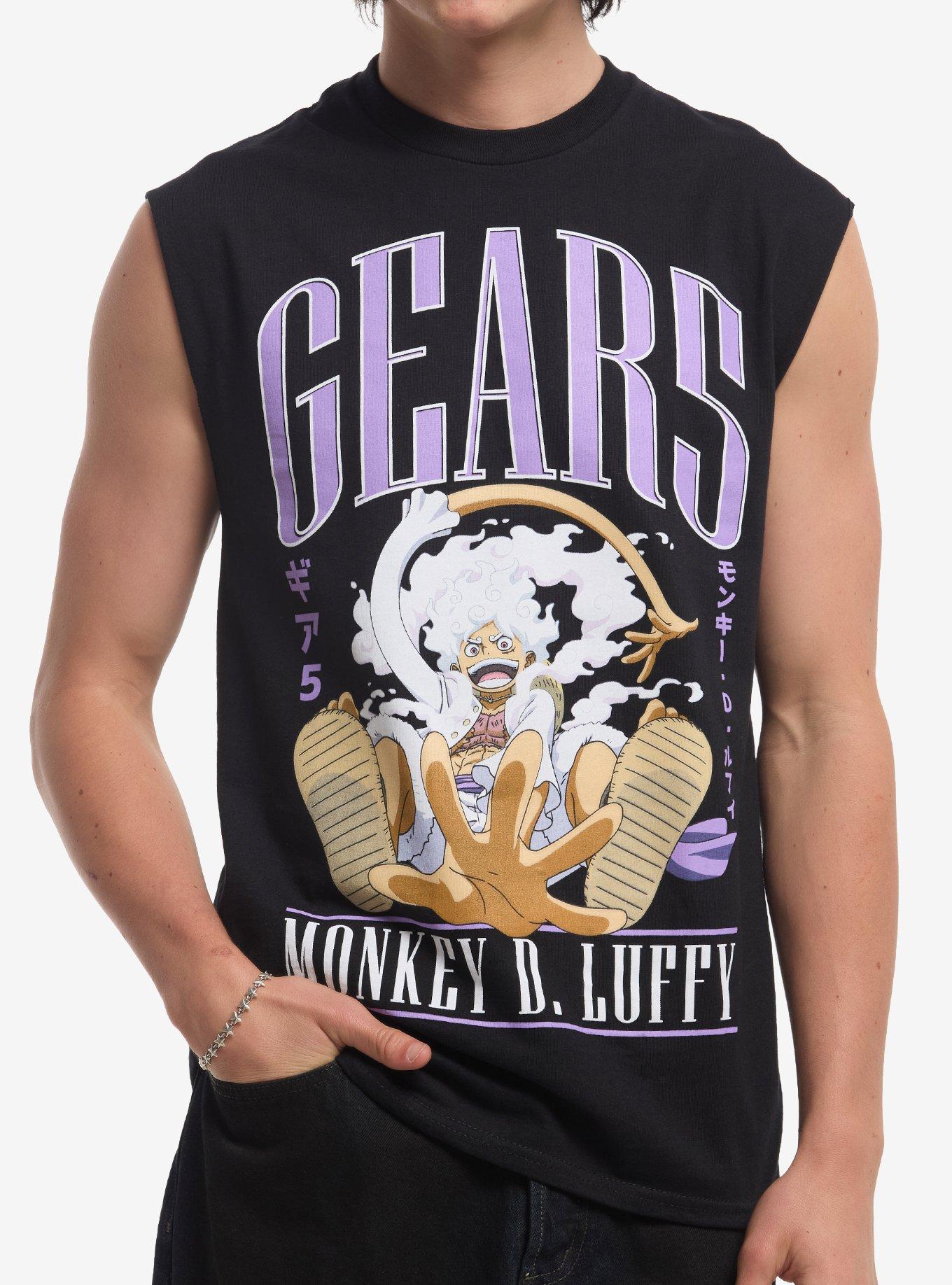 One Piece Luffy Gear 5 Muscle Tank Top