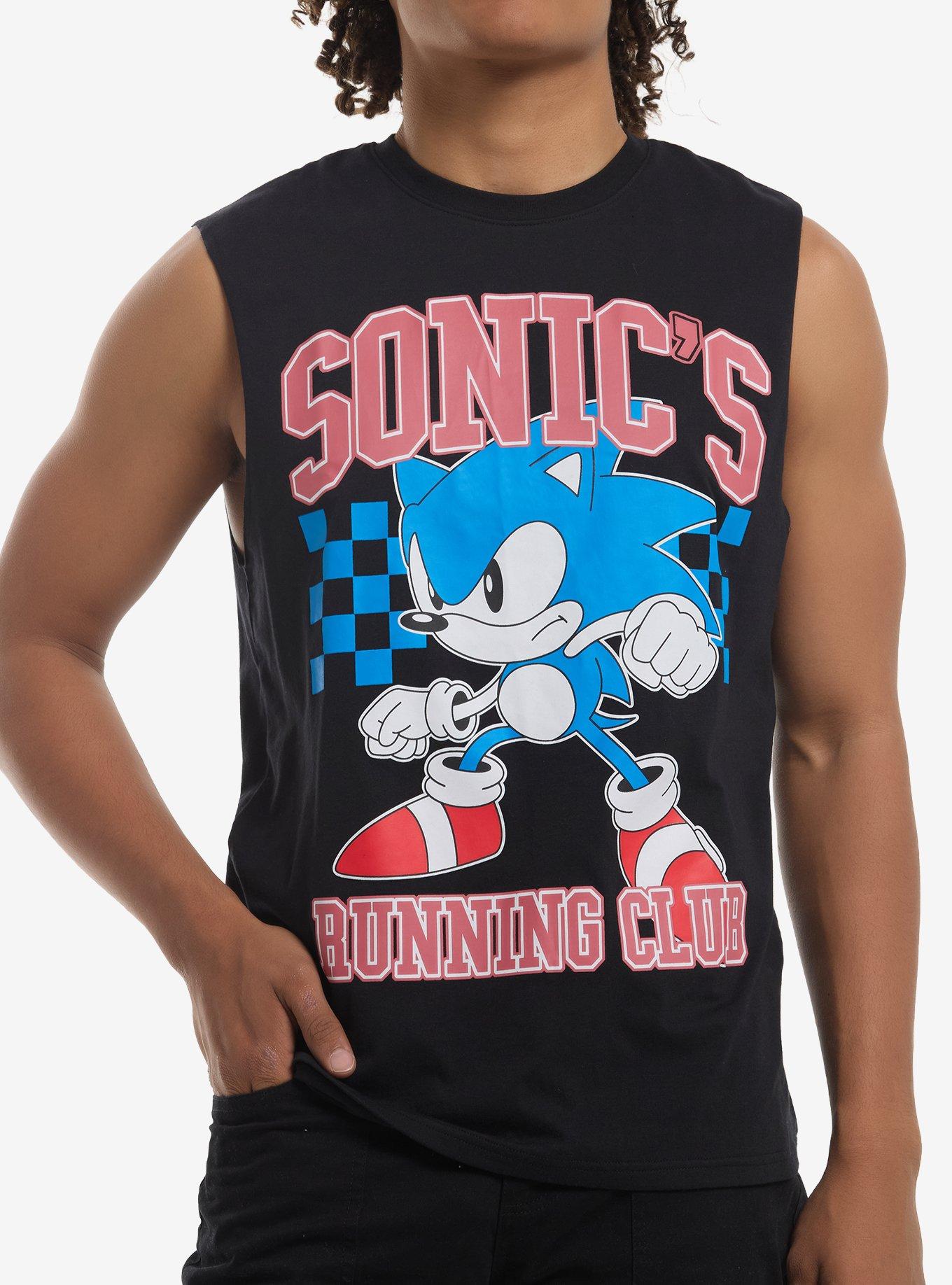 Sonic The Hedgehog Running Club Muscle Tank Top, , hi-res