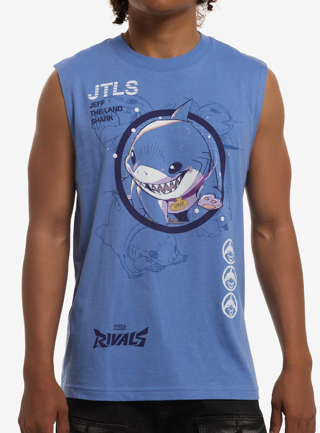 Marvel Rivals Jeff The Land Shark Muscle Tank Top, , hi-res