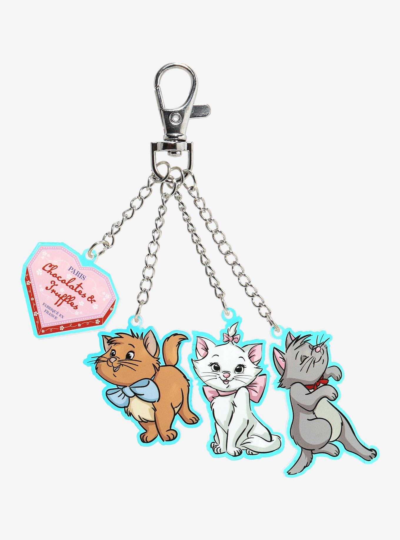 Disney The Aristocats Kittens Key Chain, , hi-res