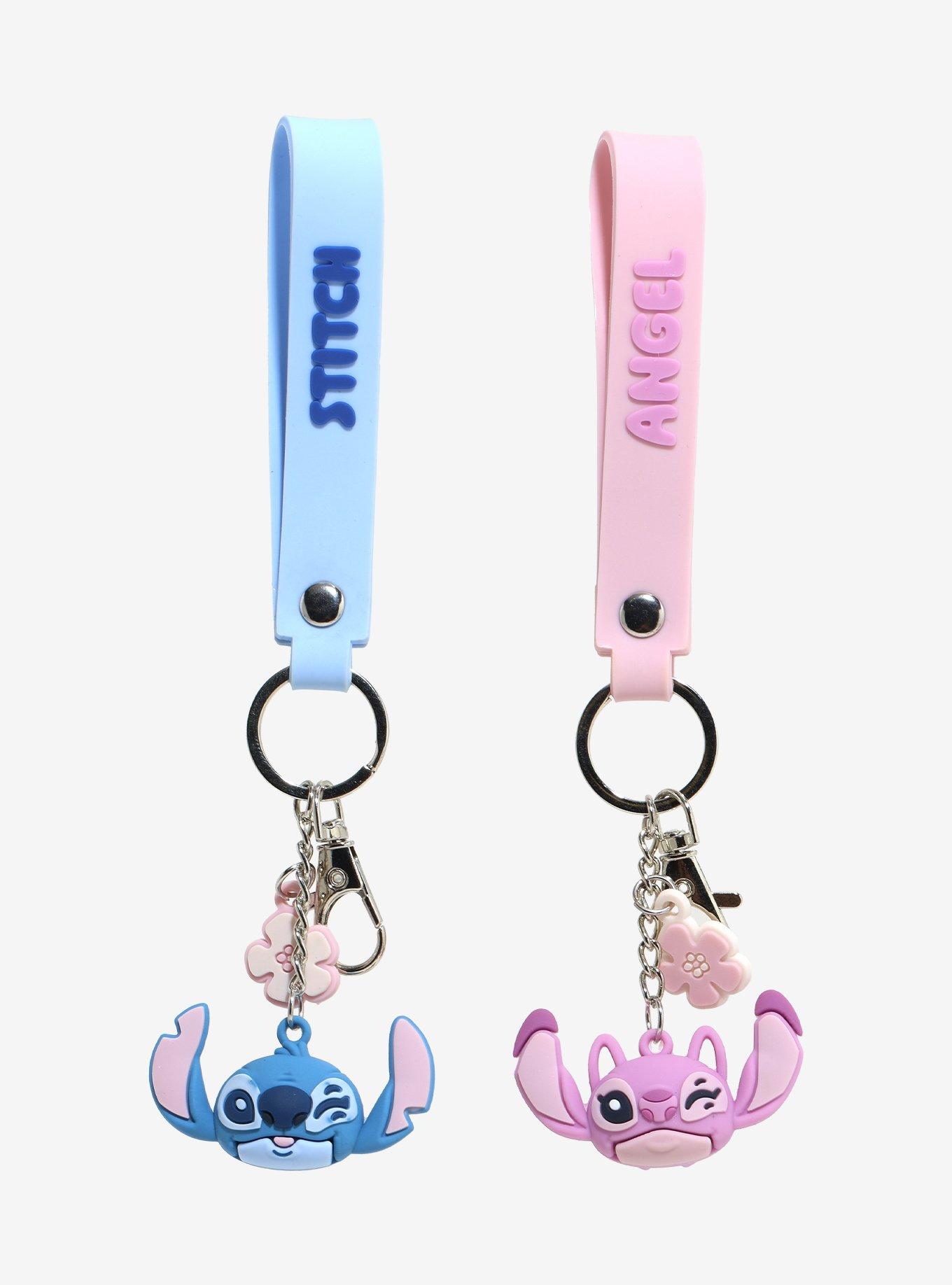 Disney Stitch & Angel Best Friend Key Chain Set, , hi-res