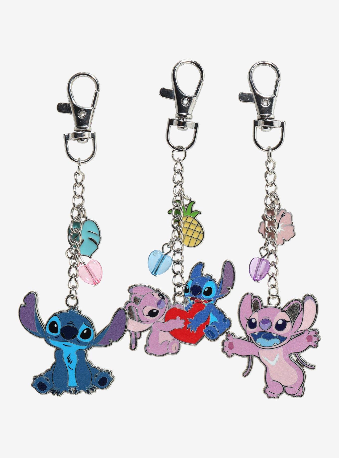 Disney Stitch & Angel Best Friend Key Chain Set, , hi-res