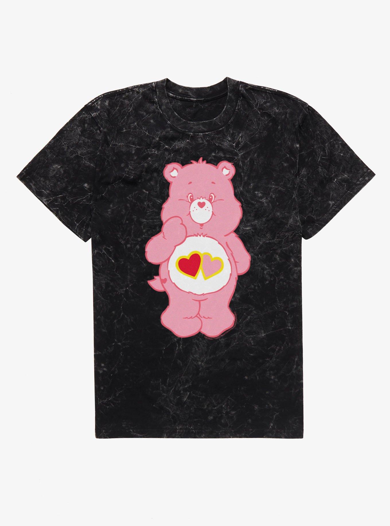 Care Bears Love-A-Lot Bear Pose Mineral Wash T-Shirt, , hi-res
