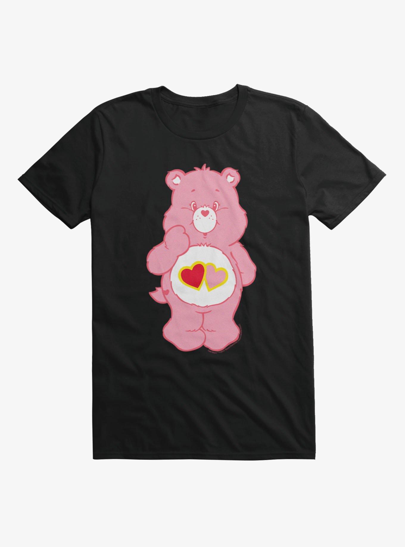 Care Bears Love-A-Lot Bear Pose T-Shirt, BLACK, hi-res