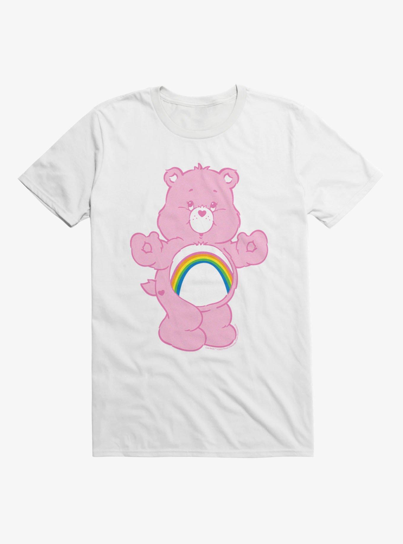 Care Bears Cheer Bear Pose T-Shirt, WHITE, hi-res