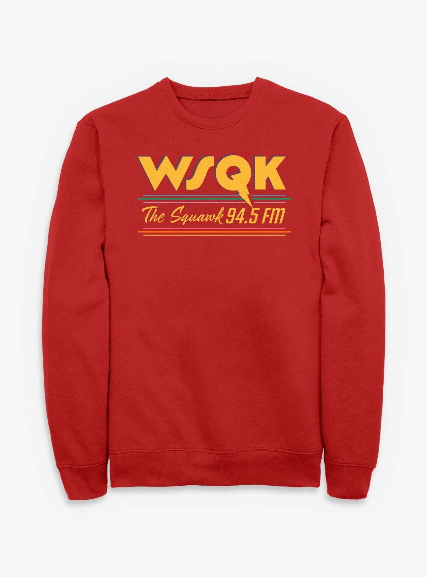 Stranger Things WSQK Radio The Squawk Sweatshirt