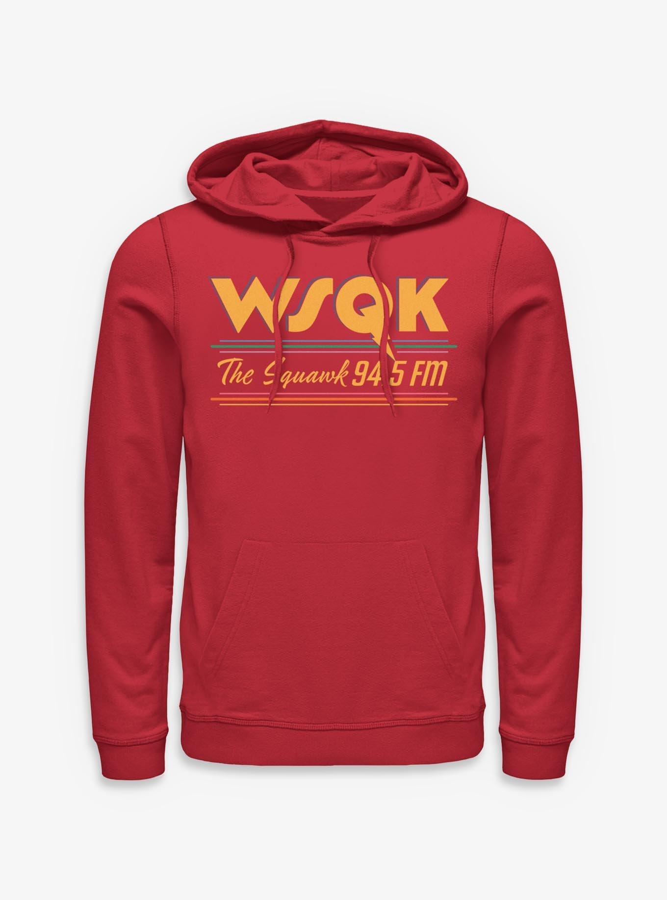 Stranger Things WSQK Radio The Squawk Hoodie, , hi-res
