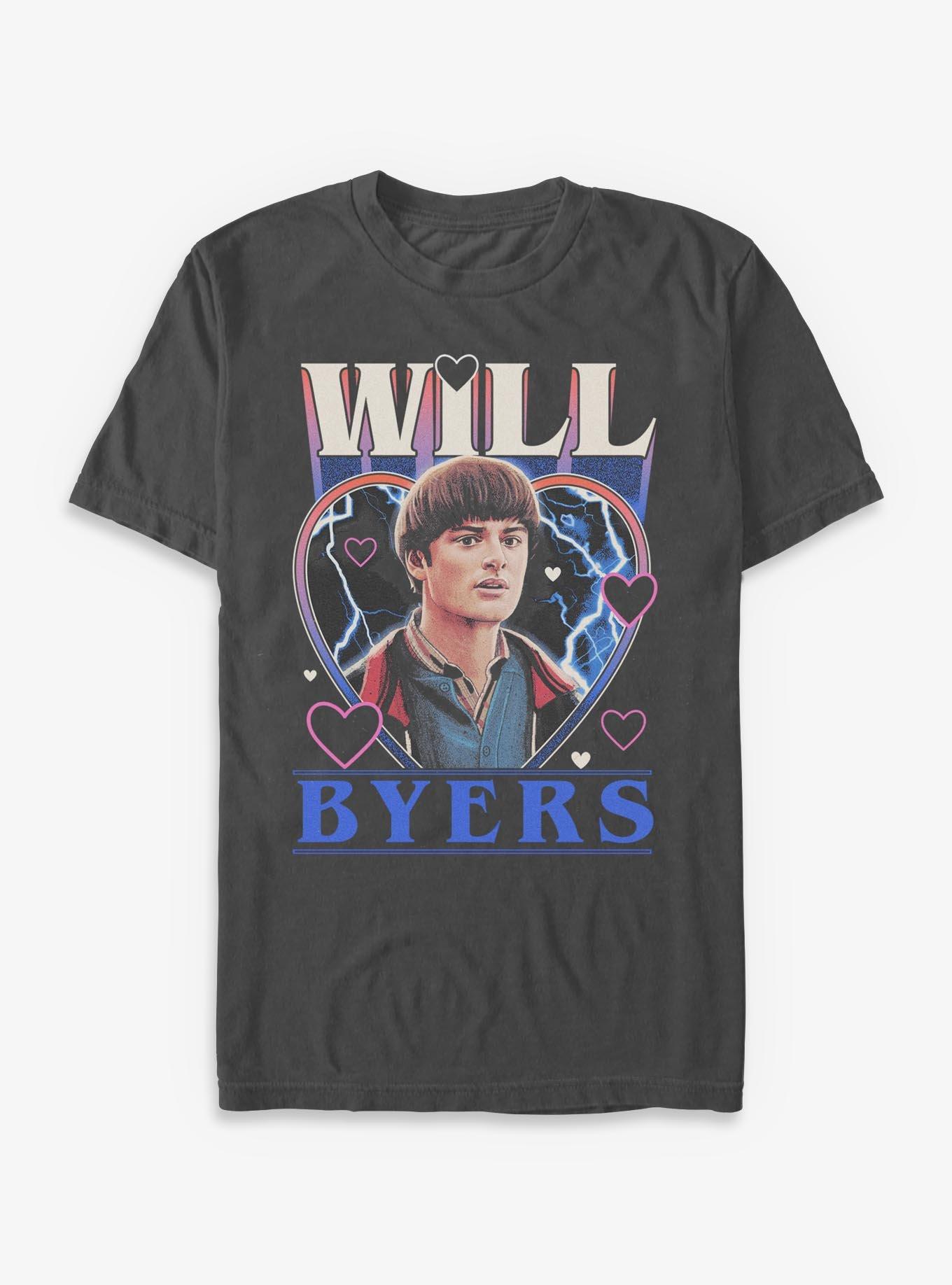Stranger Things Willy Byers Hearts  T-Shirt, , hi-res