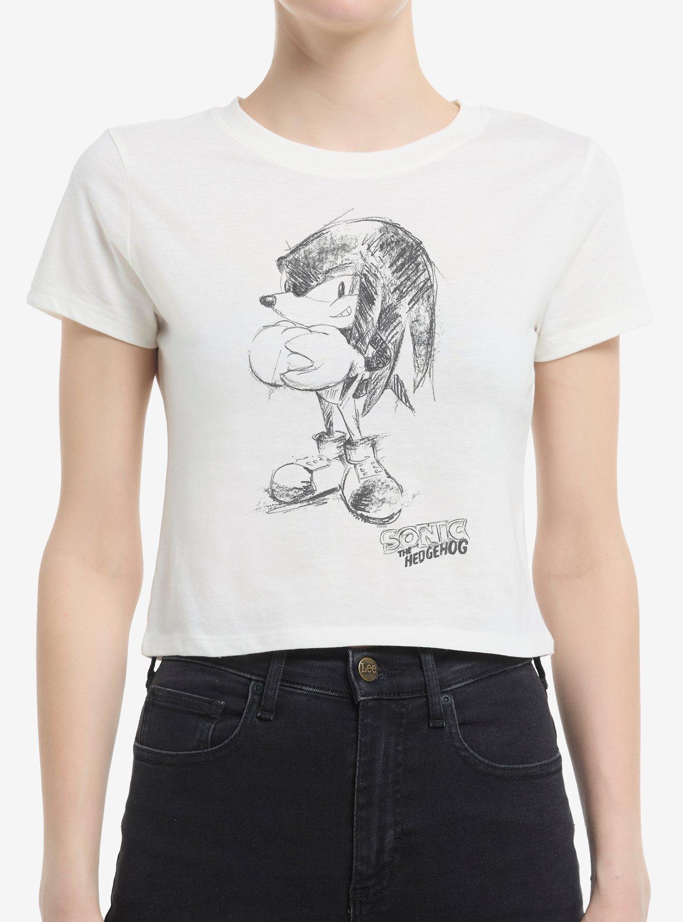 Sonic The Hedgehog Artistic Sketch Girls Baby T-Shirt, , hi-res