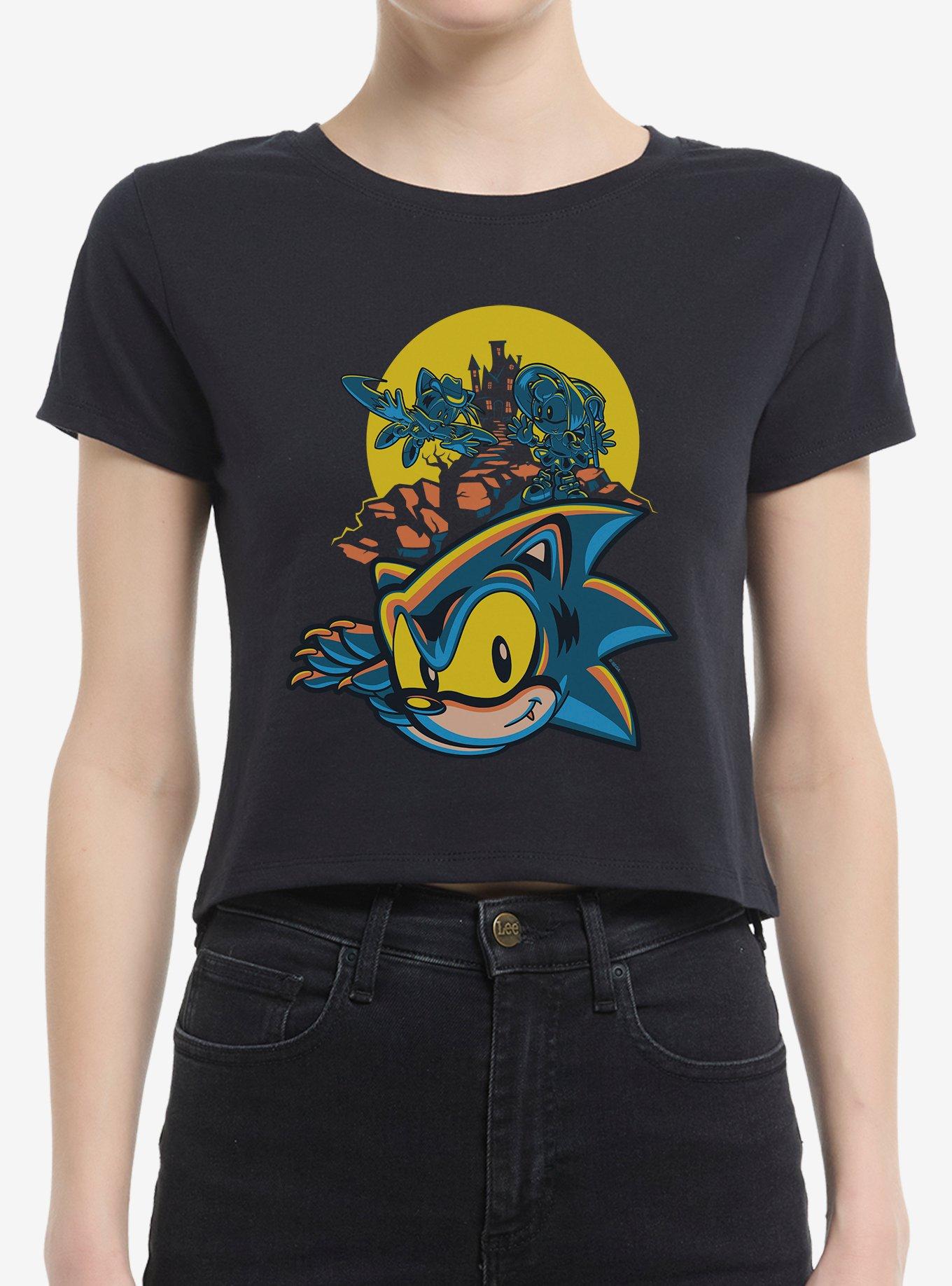 Sonic The Hedgehog Spooky Scary Halloween Girls Baby T-Shirt, , hi-res