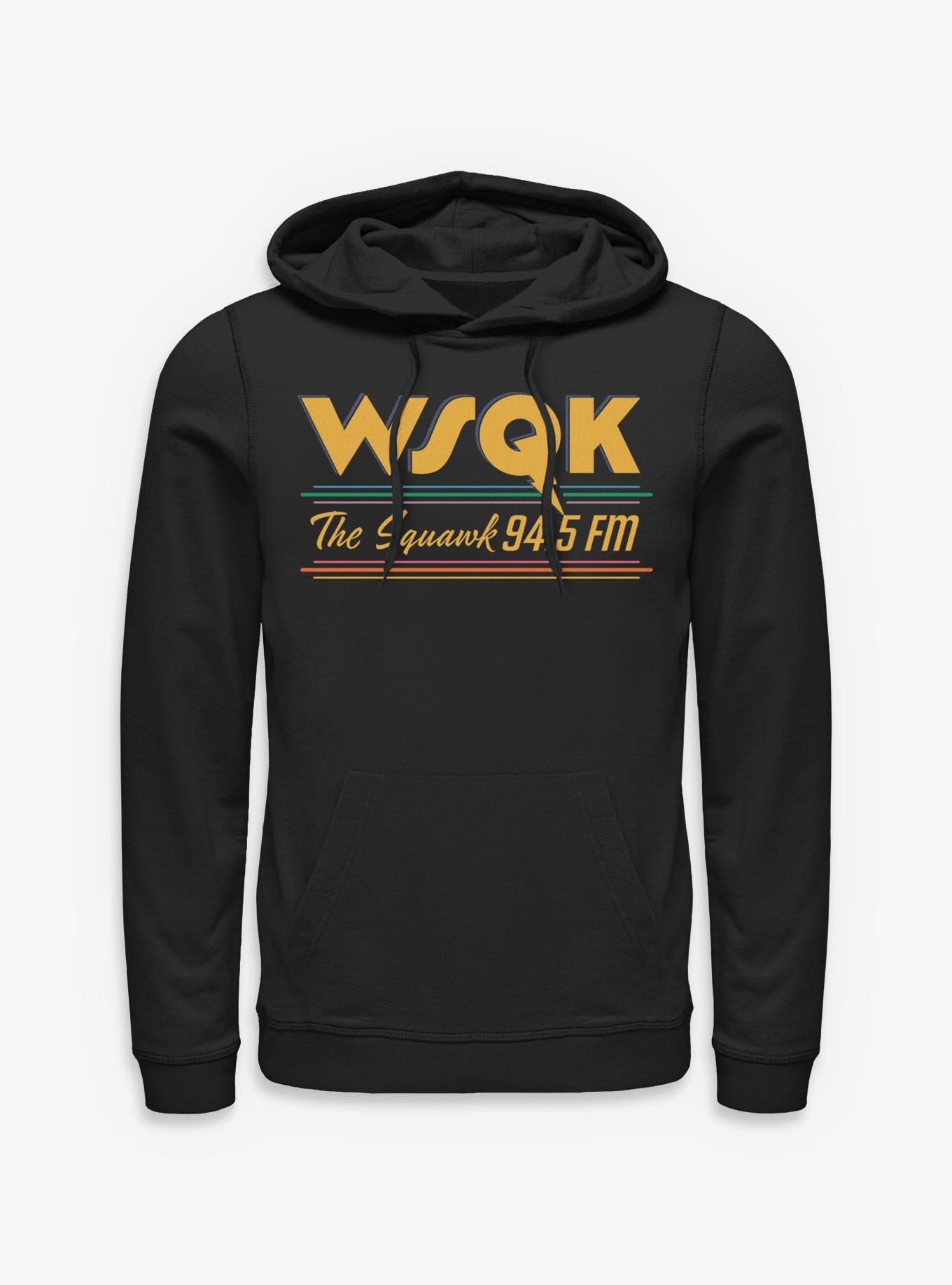 Stranger Things WSQK Radio The Squawk Hoodie, , hi-res
