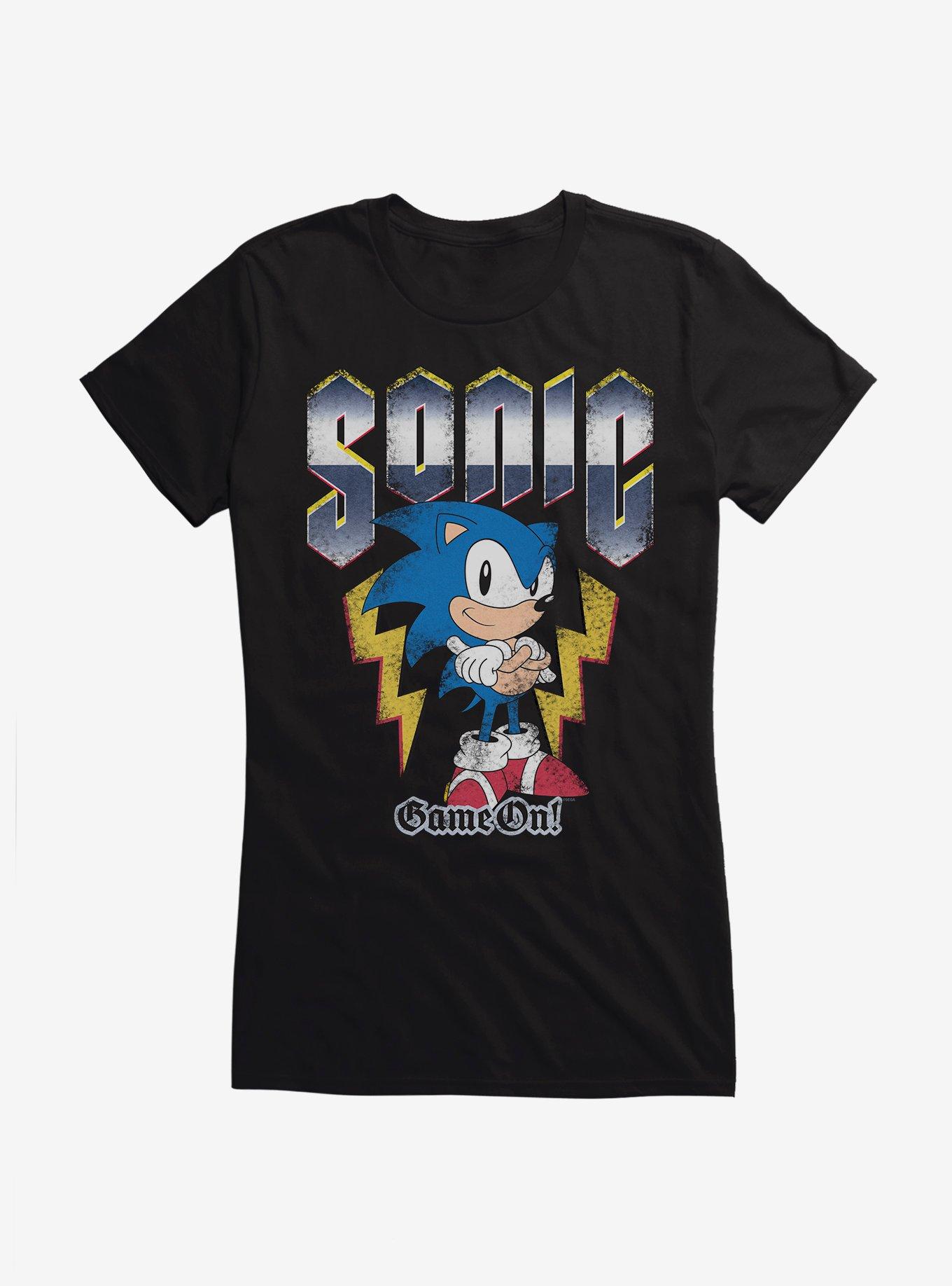 Sonic The Hedgehog Game On Girls T-Shirt, , hi-res